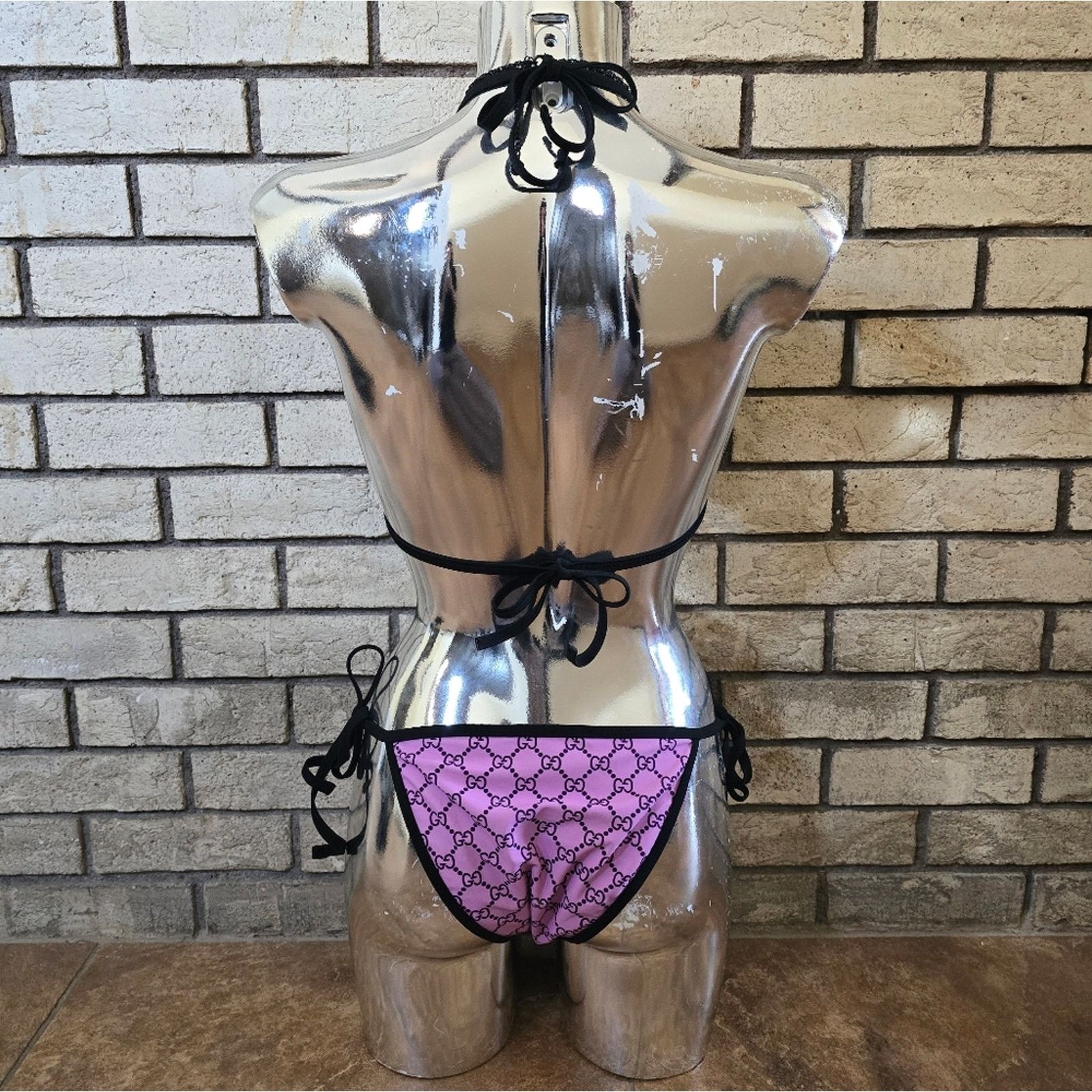 Gucci Multicolored | GUCCI | GG Monogrammed Bikini Set Size ONE SIZE - 3 Thumbnail