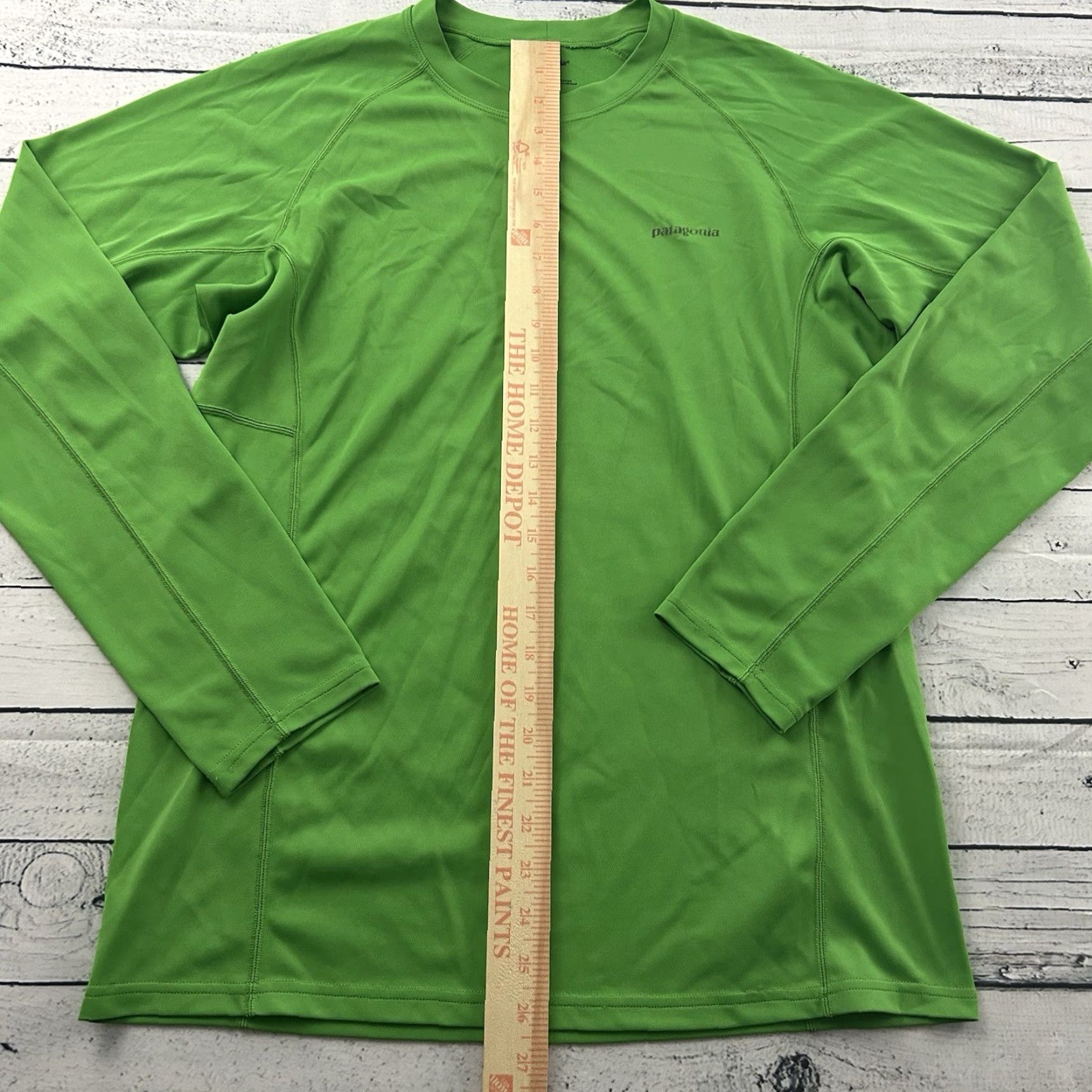 Patagonia Patagonia Long Sleeve Fore Runner Athletic Shirt Men M Green Size US M / EU 48-50 / 2 - 3 Thumbnail