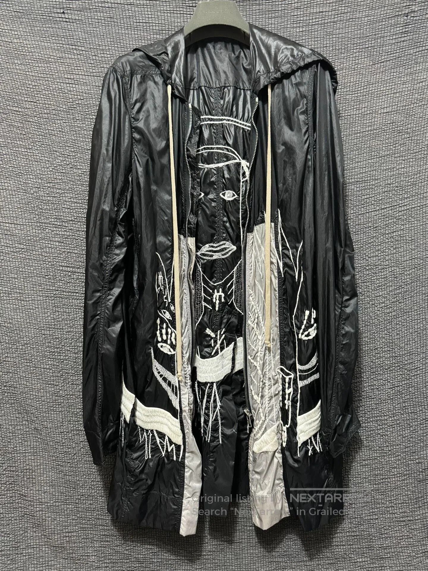 Rick Owens rick owens embroidered windbreaker coat. Size US M / EU 48-50 / 2 - 3 Thumbnail