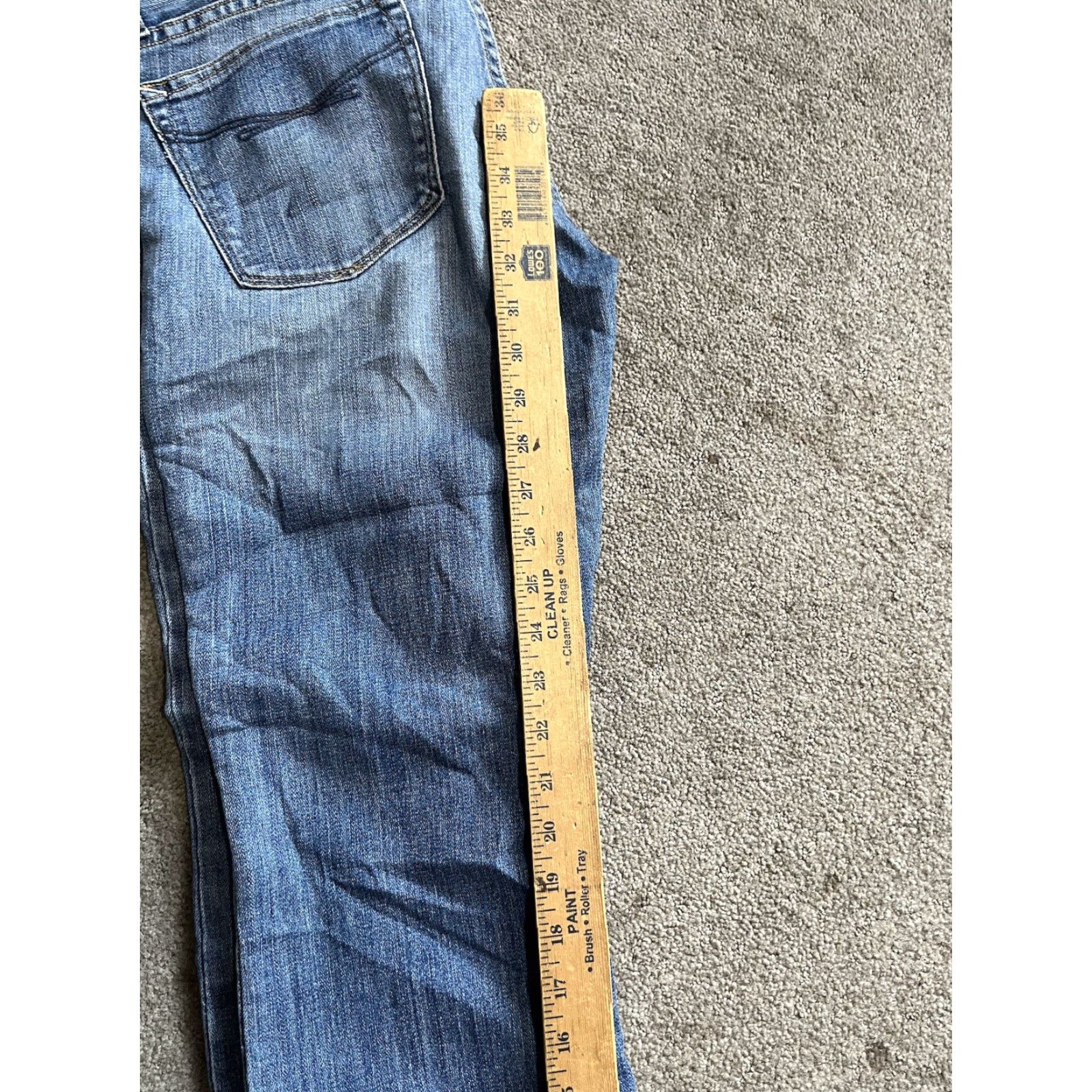 Gap GAP Jeans Curvy Stretch Women Vintage 28 in 32 in 6 Regular Medium Wash Blue Denim 5-Pocket Design Buttons Zipper Rise Mid 8.5-10.5 in Size 28" / US 6 / IT 42 - 6 Thumbnail