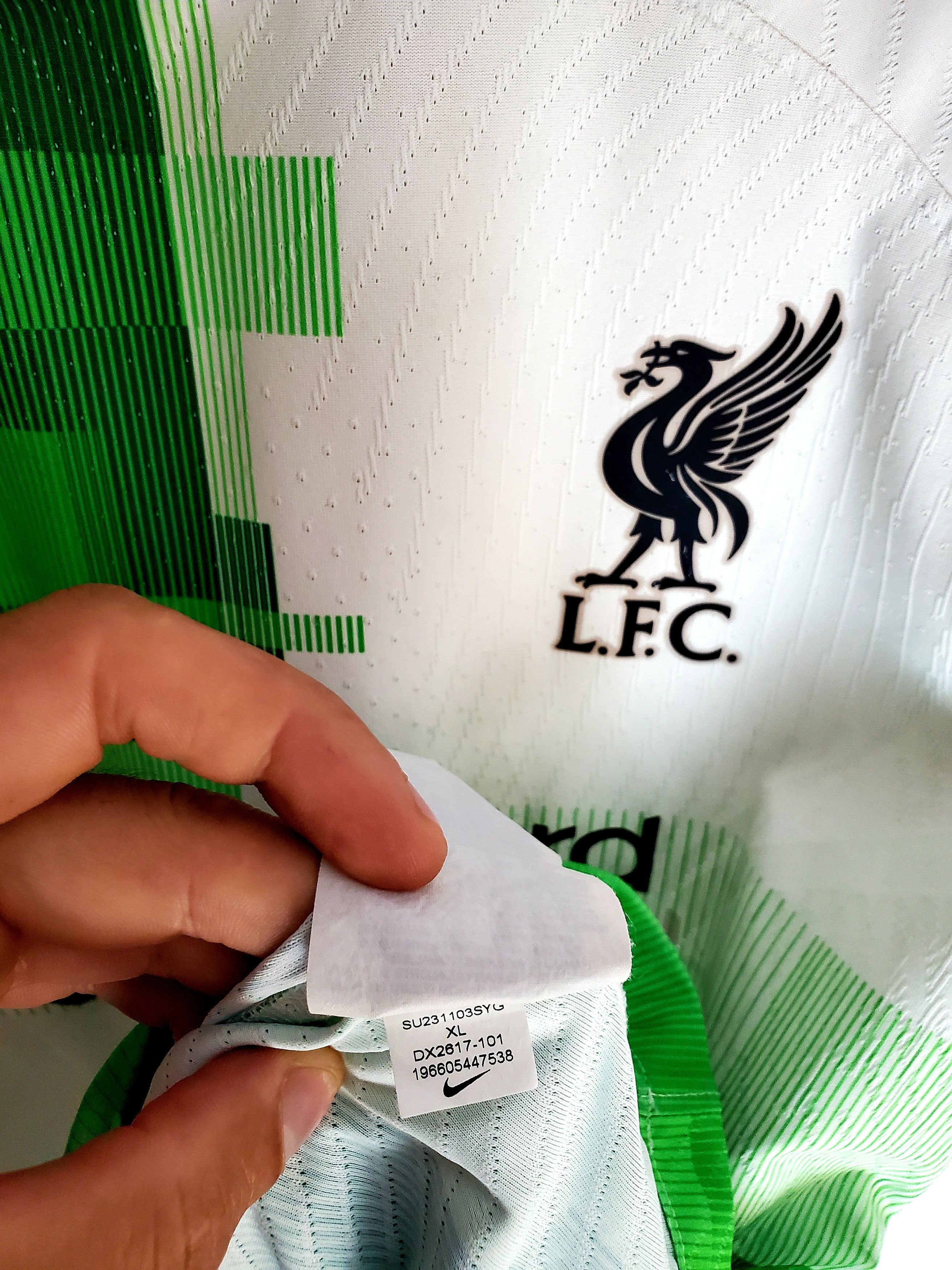 Nike Liverpool 2023-24 Away Player Issue Original Jersey Xl Size US XL / EU 56 / 4 - 7 Thumbnail