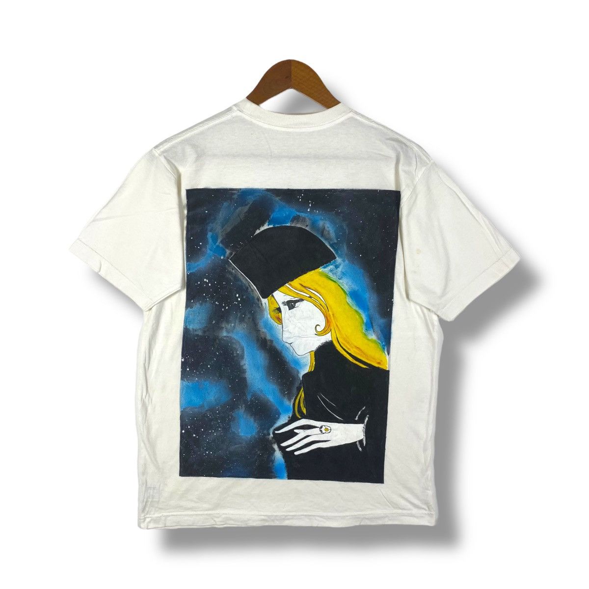 Anime × Japanese Brand Vintage GALAXY EXPRESS 999 Hand Painting Anime Tee Shirt Size US L / EU 52-54 / 3 - 1 Thumbnail