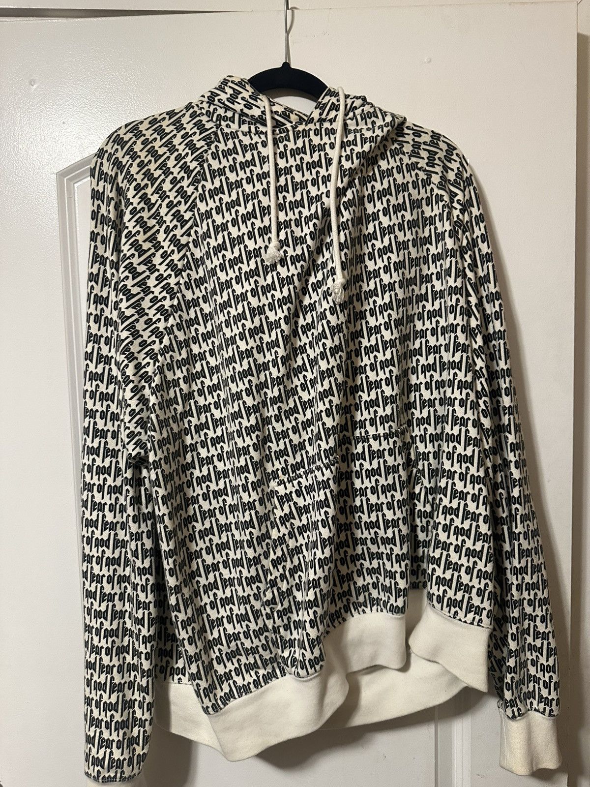 Fear of God Fear of God all over repeat hoodie 2016 Medium Size US M / EU 48-50 / 2 - 1 Thumbnail
