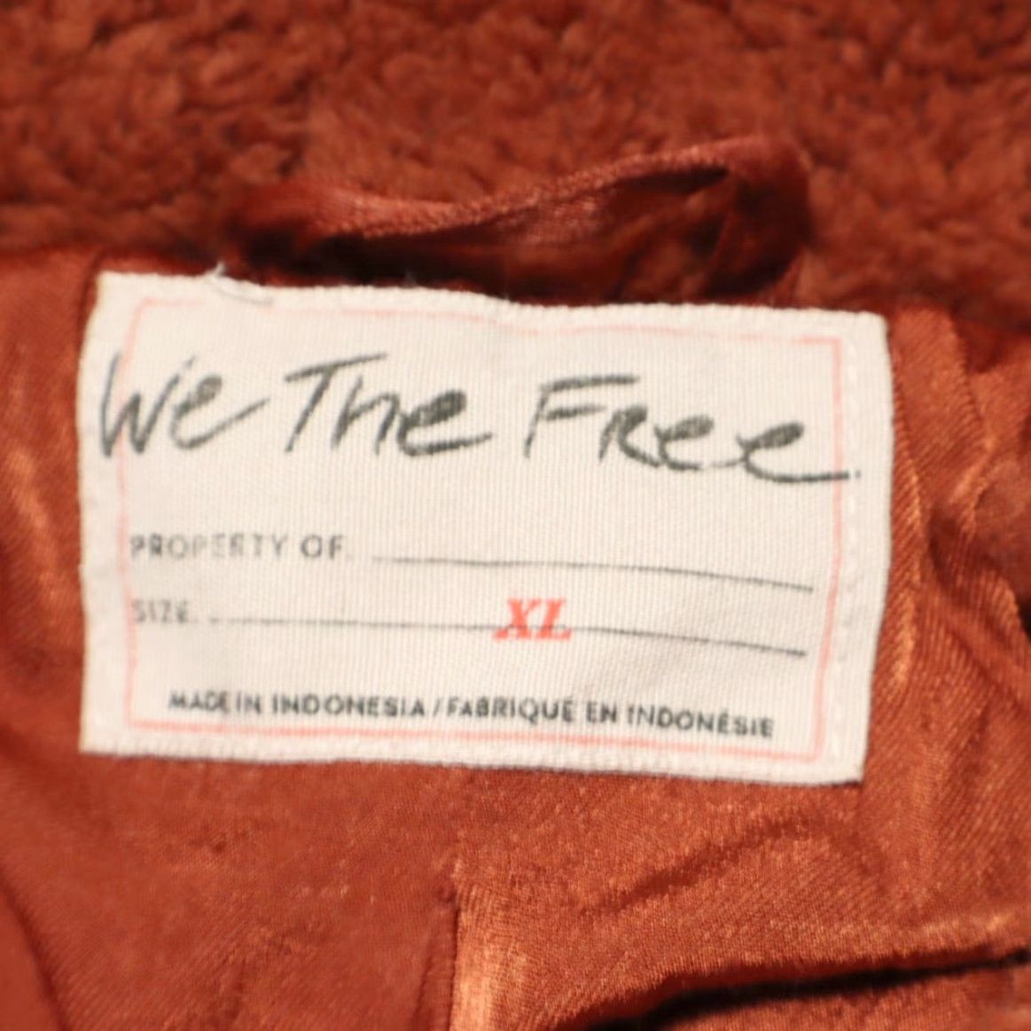 Vintage We The Free So Cozy Slouchy Moto Jacket Spiced Brandy Women's XL Shirt Size XL / US 12-14 / IT 48-50 - 5 Thumbnail