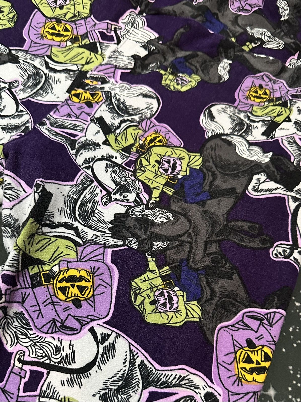 Other LulaRoe Womens Purple Stretchy Pants Size 28" / US 6 / IT 42 - 3 Thumbnail