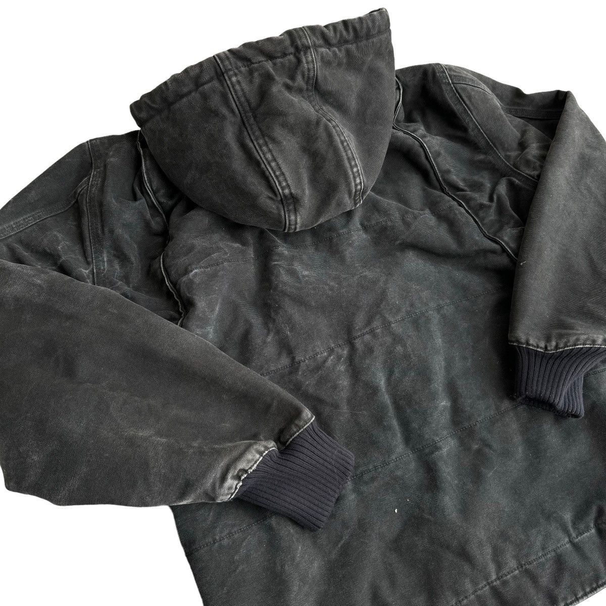 Vintage Carhartt 100729 Faded Washed M Chapman Fleece Lined Jacket Grailed