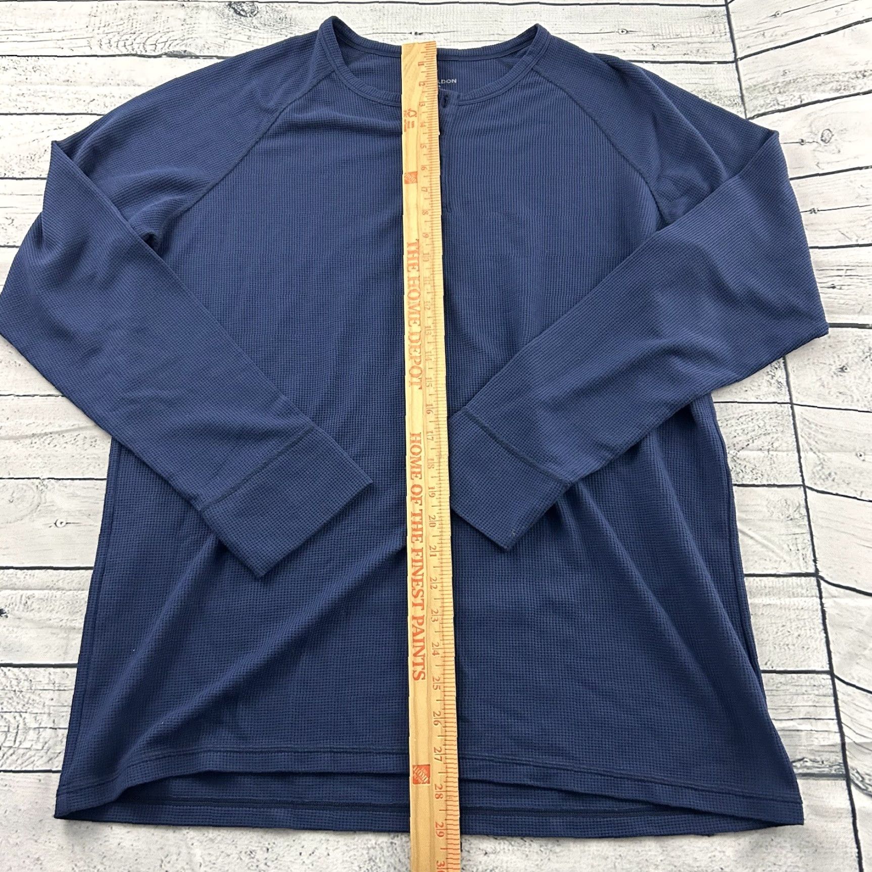 Vintage Mack Weldon Long Sleeve Button Front Thermal Shirt XL Blue Mens Regular Size XL Thermal Button-Up Shirt Men Blue Mack Weldon Size US XL / EU 56 / 4 - 3 Thumbnail