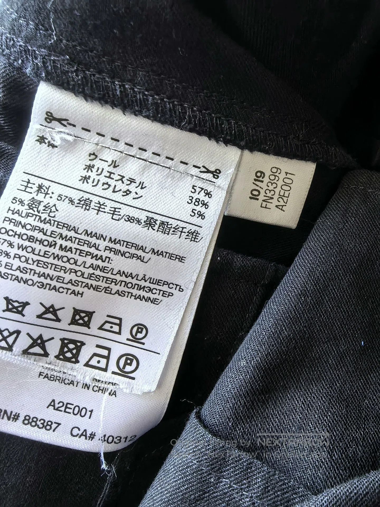 Y-3 Y-3 Black Wool Cargo Pants Size L. Size US 44 / EU 60 - 6 Thumbnail