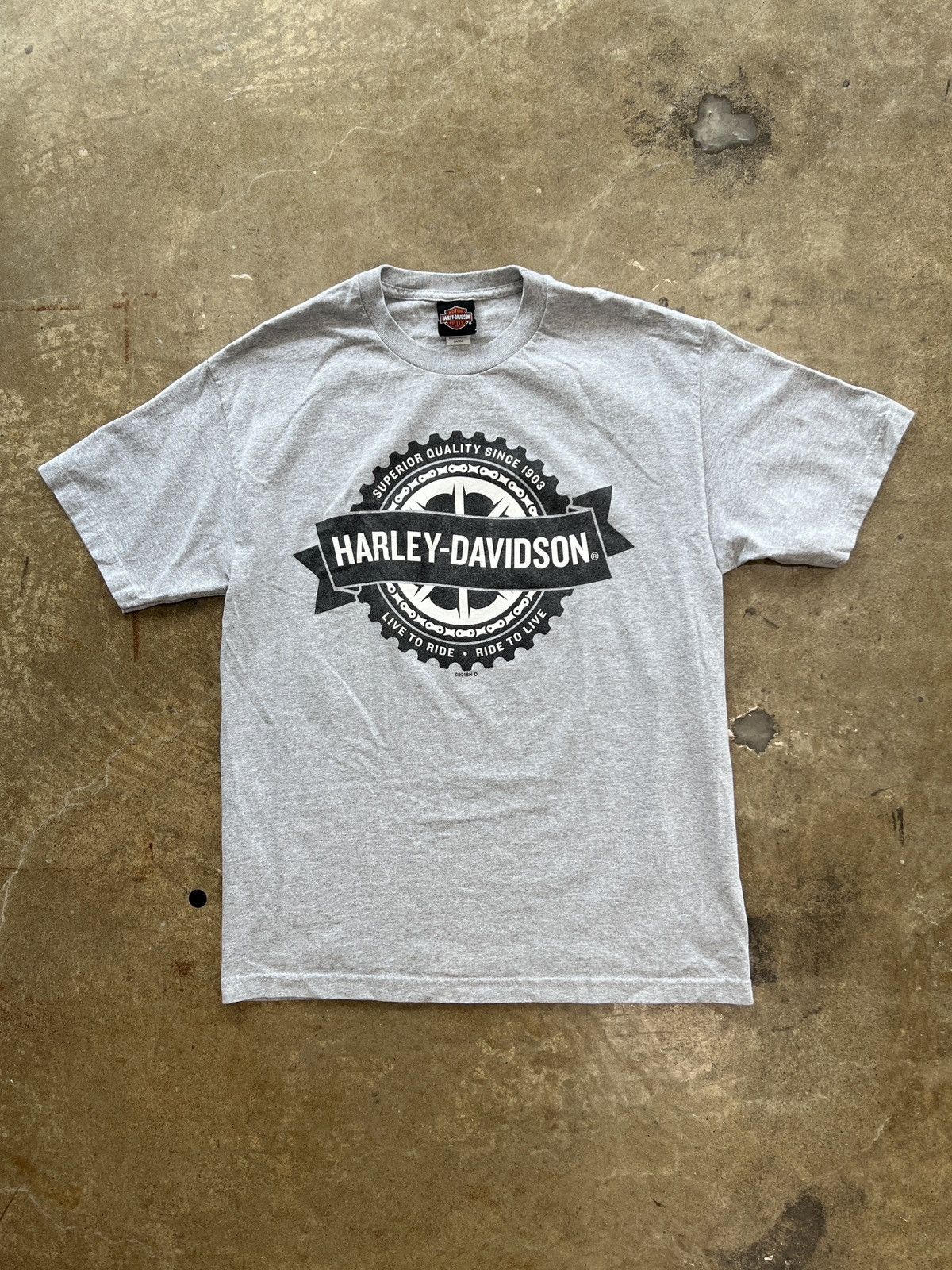 Harley Davidson Harley Davidson Music City Nashville Motorcycle Tee Large Size US L / EU 52-54 / 3 - 6 Thumbnail