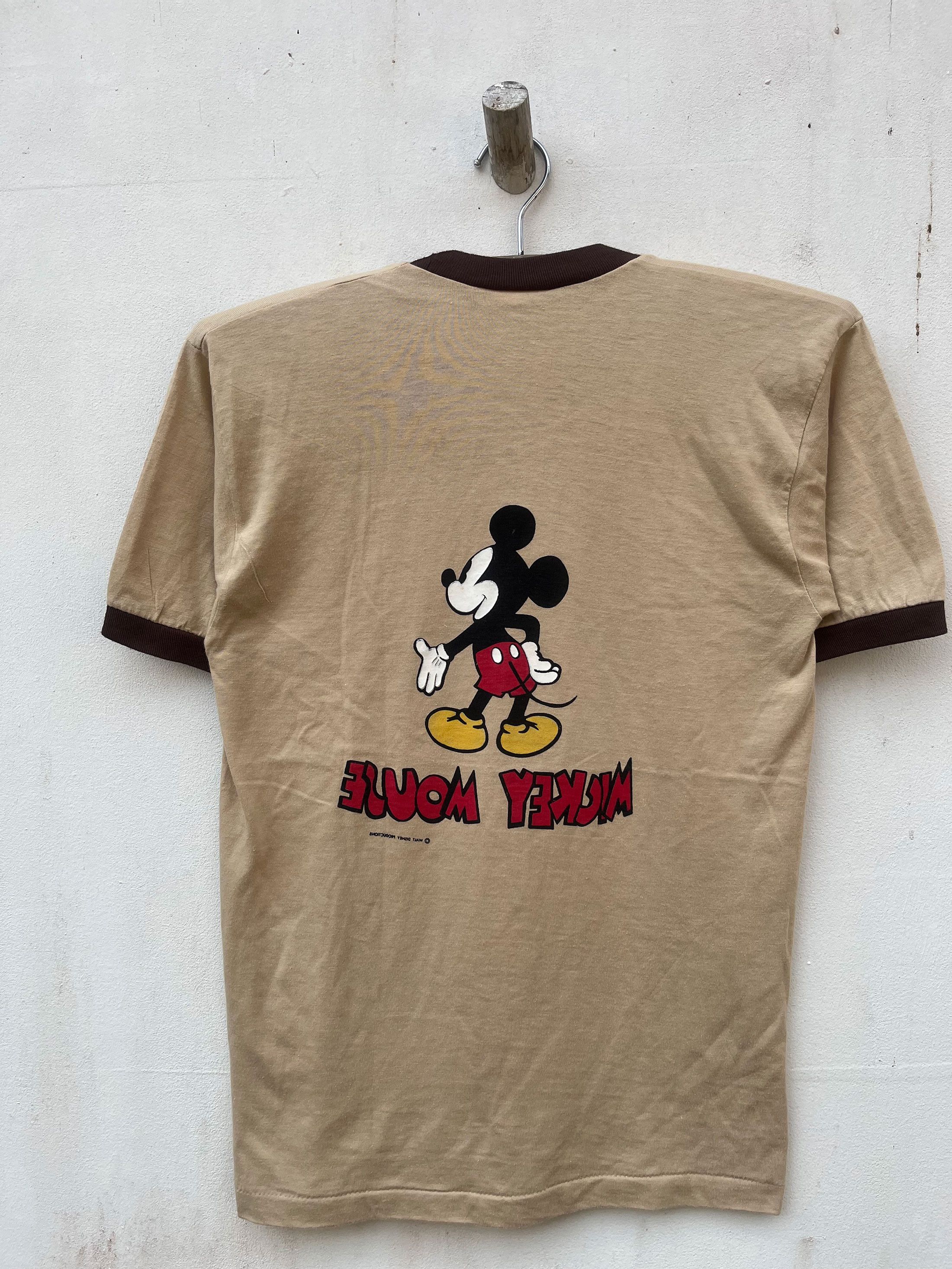 Disney Vintage 70s Mickey Mouse Mirror Print Size US M / EU 48-50 / 2 - 3 Thumbnail