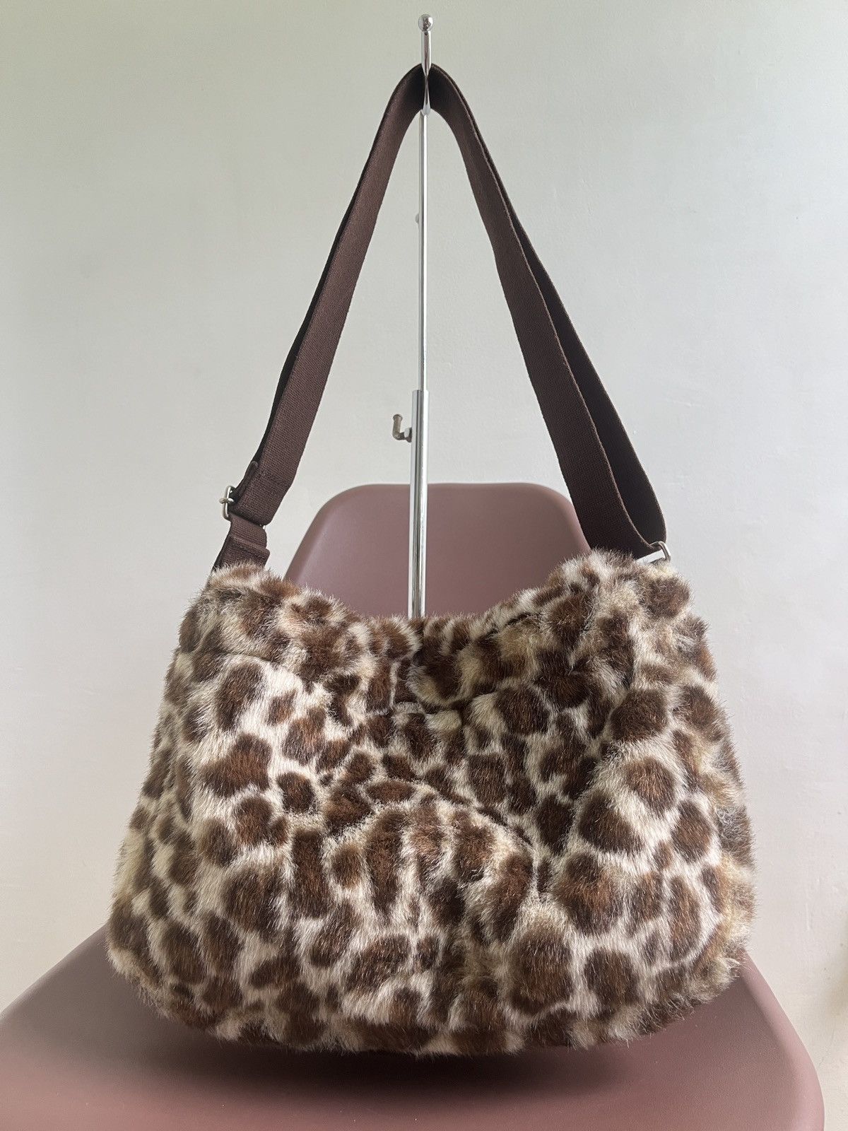 Head Porter Leopard Faux Furr Crossbody Bag Size ONE SIZE - 3 Thumbnail