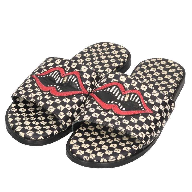 Chrome Hearts Chrome Hearts Chomper Patch Leather Sandals Size US 8 / EU 41 - 1 Thumbnail
