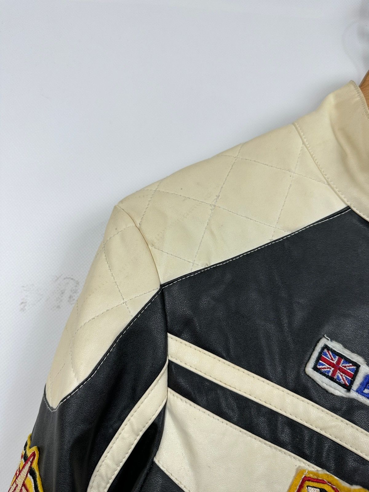 Vintage Vintage Wonder Team Grand Prix Y2K Racing Leather Jacket Size L / US 10 / IT 46 - 22 Thumbnail