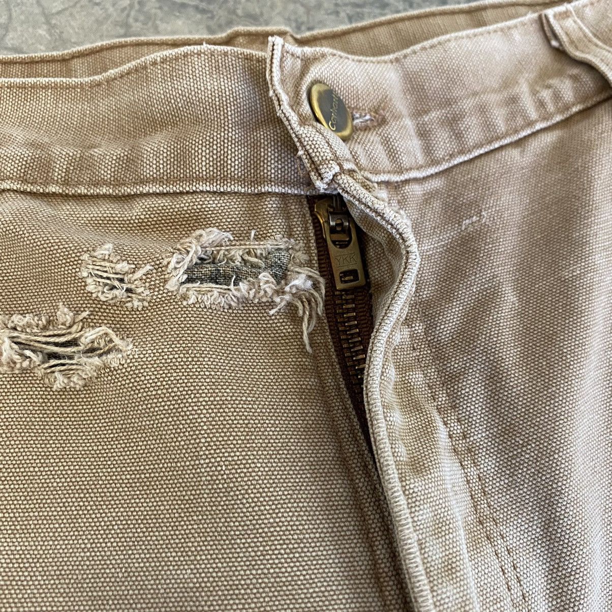 Carhartt VTG Carhartt Blanket Lined Distressed Dirty Carpenter Pants Size US 36 / EU 52 - 14 Thumbnail