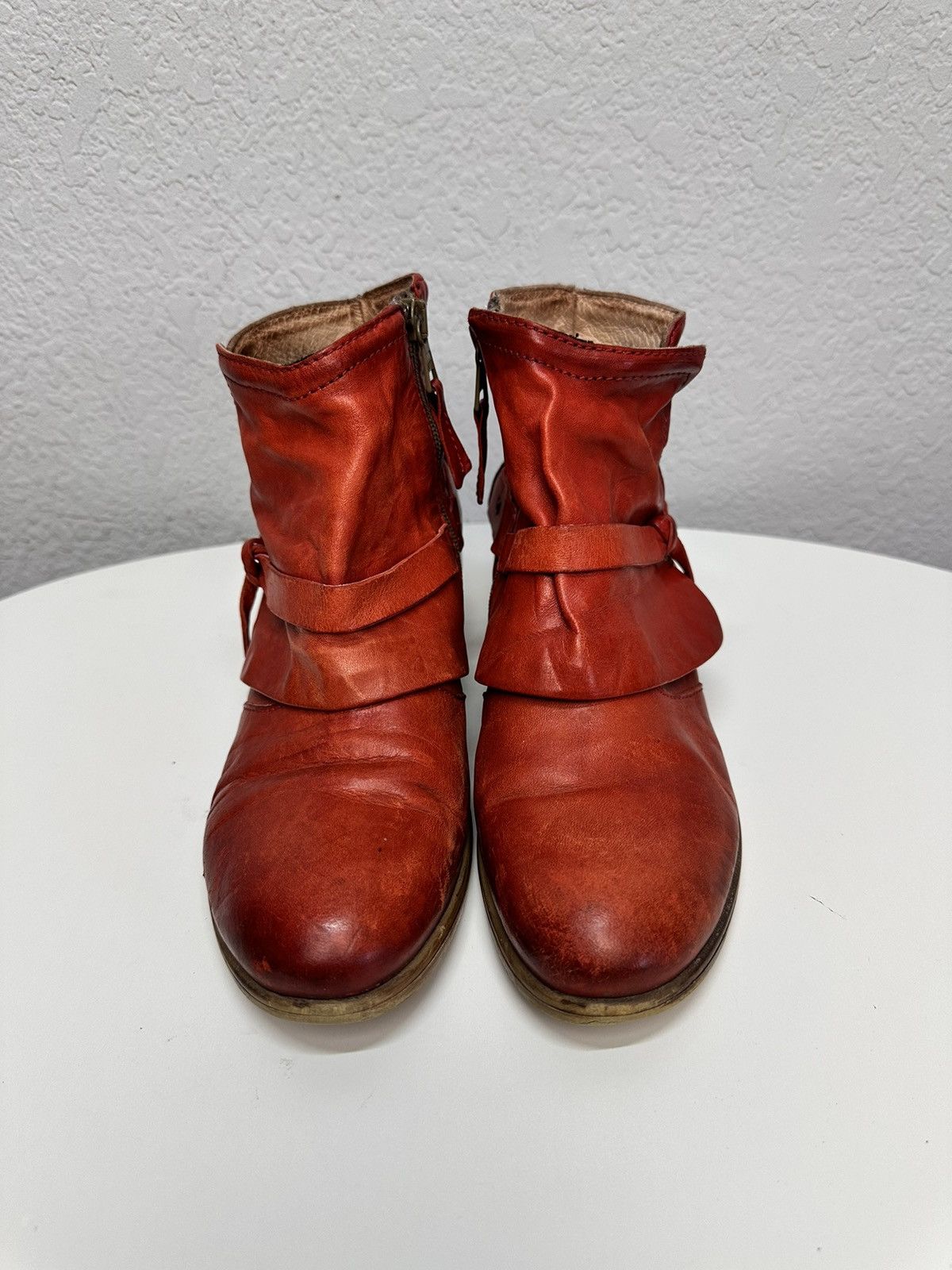 RARE LEATHER BOOTS RICK OWENS STYLE AVANT-GARDE SUIDE Guidi