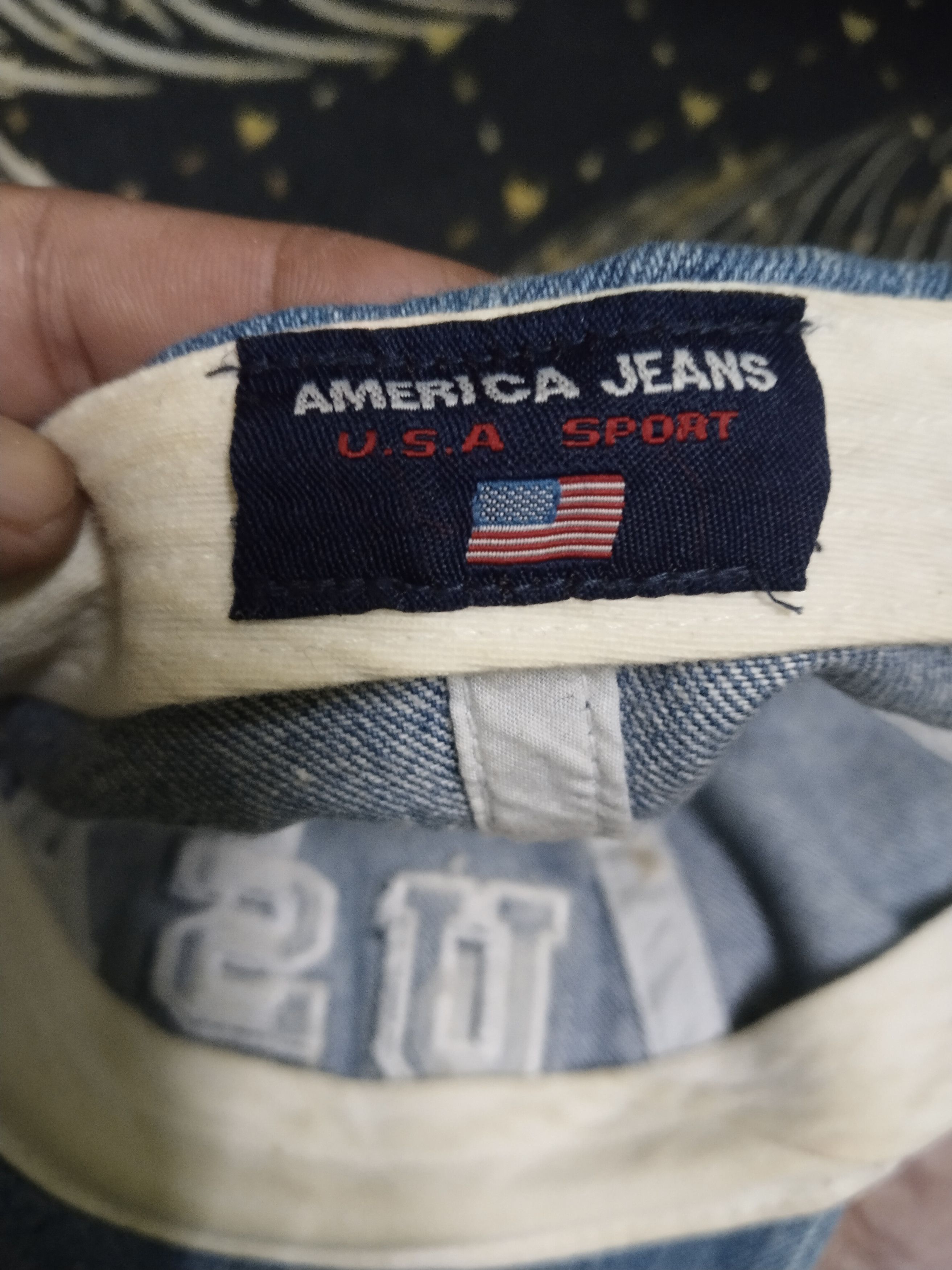 Other USA SPELLOUT DENIM CAP ADJUSTABLE LEATHER Size ONE SIZE - 6 Thumbnail