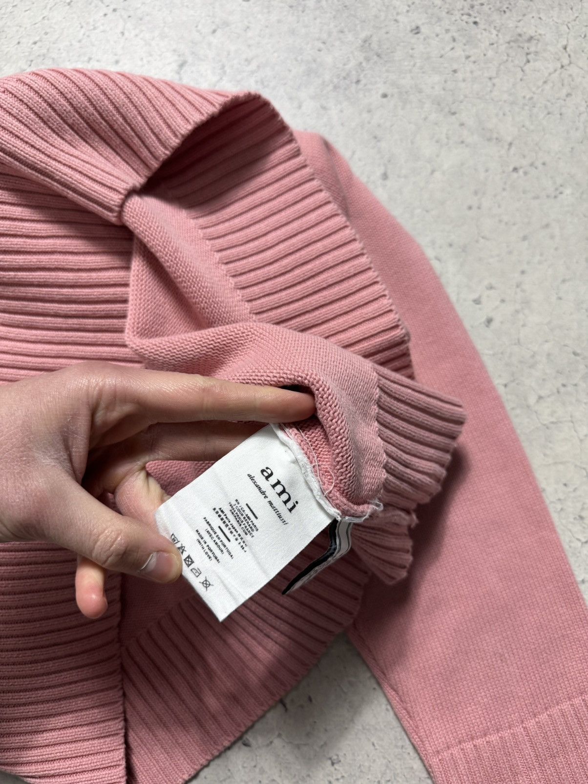 AMI AMI Paris Love Big Logo Women’s Cardigan Sweater Luxury Size M / US 6-8 / IT 42-44 - 9 Thumbnail