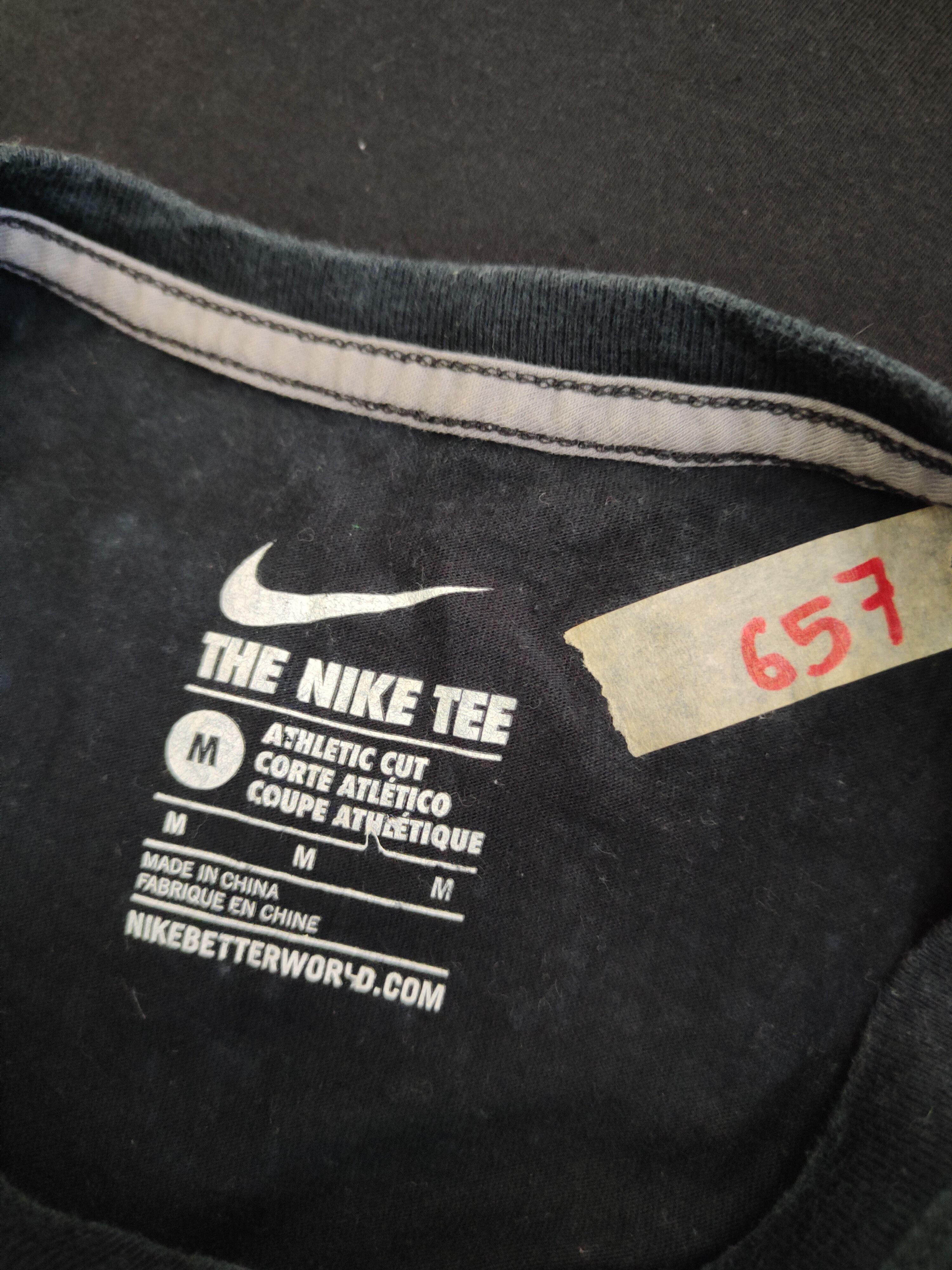 Nike Nike Black Short Sleeve T-shirts #657 Size US M / EU 48-50 / 2 - 12 Thumbnail