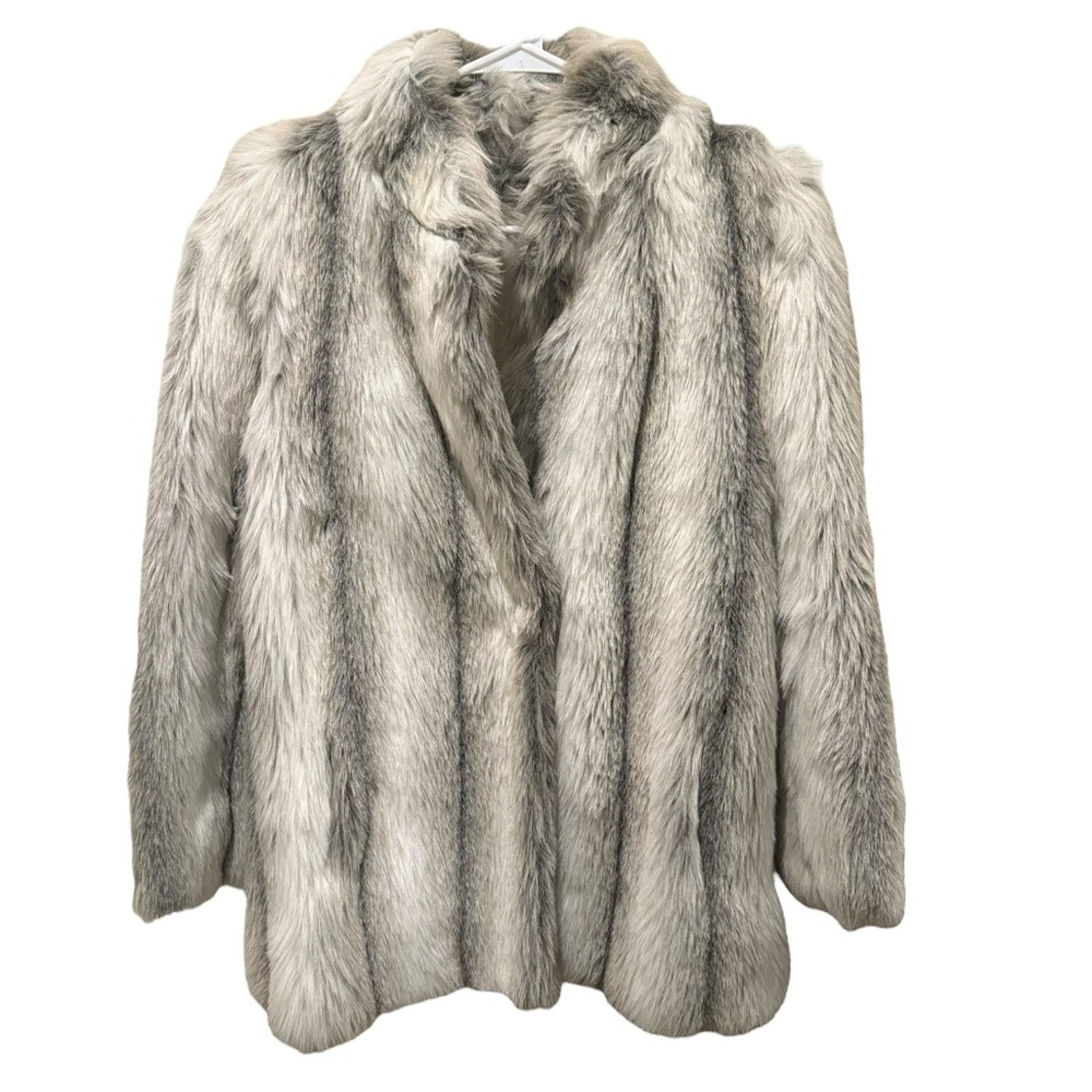 Del Bene Genuine Fur Coat, Small, Vintage Luxury Fox Fur