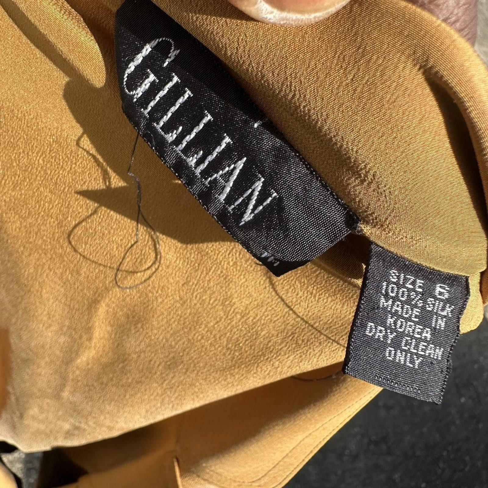 Other Vintage St Gillian 80’s Women's 100% Silk Blazer Size 6 Size M / US 6-8 / IT 42-44 - 5 Thumbnail