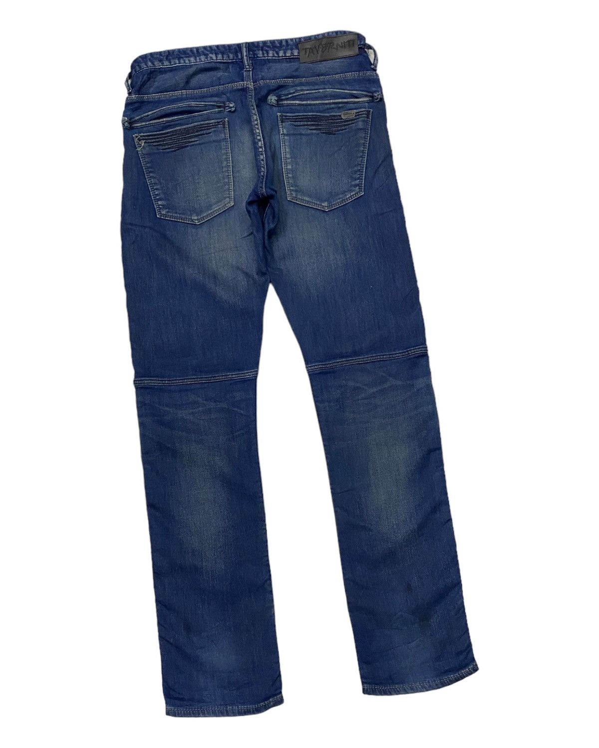 Jimmy Taverniti 🔥JIMMY TAVERNITI DISTRESS DENIM SWEATPANTS Size US 33 - 4 Thumbnail