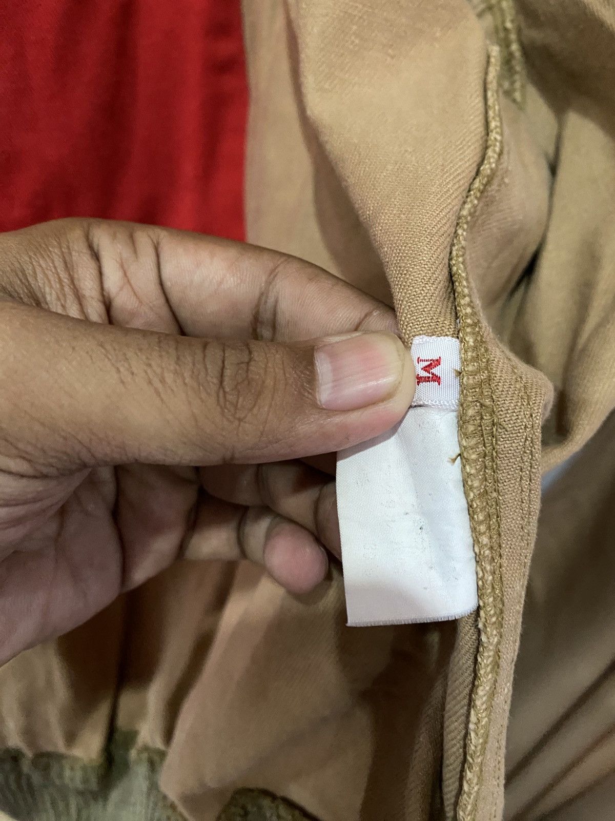 Japanese Brand Vintage “Croissant” Graphic Bomber Jacket Beige/Khaki Casual Size US M / EU 48-50 / 2 - 9 Thumbnail