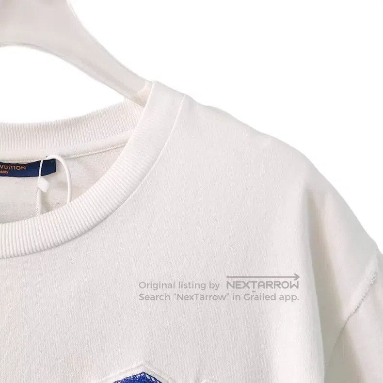 Louis Vuitton Louis Vuitton 22 white embroidered graffiti-lettered logo Size US L / EU 52-54 / 3 - 3 Thumbnail