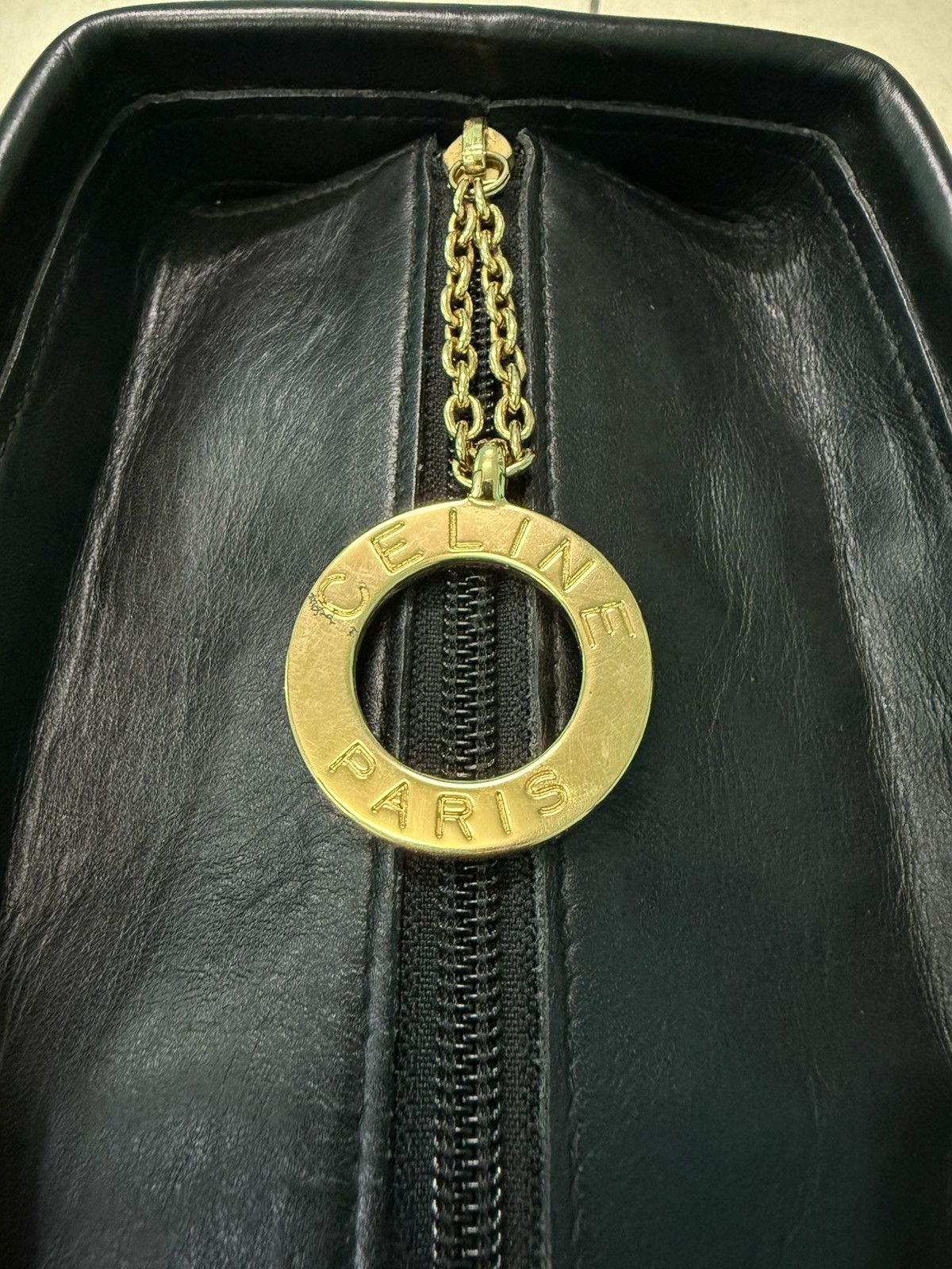 Celine RARE VINTAGE CELINE NYLON LEATHER HANDBAG Size ONE SIZE - 23 Thumbnail