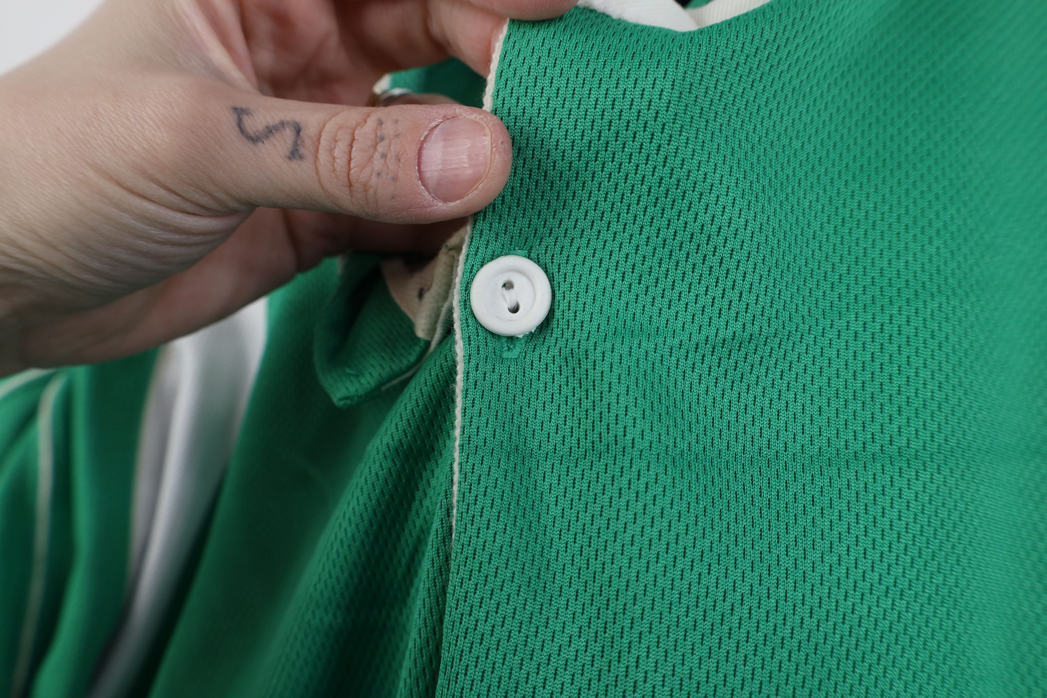 Vintage Vintage Spell Out Ireland Rugby Jersey Shirt Green Polyester Size US M / EU 48-50 / 2 - 8 Thumbnail