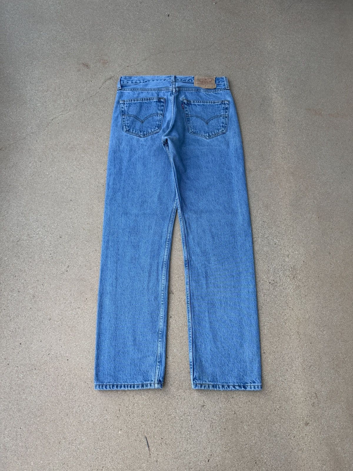 Levi's Vintage 90s Levi’s 501xx Buttonfly Straight Leg Jeans 31x31 Size US 31 - 2 Thumbnail