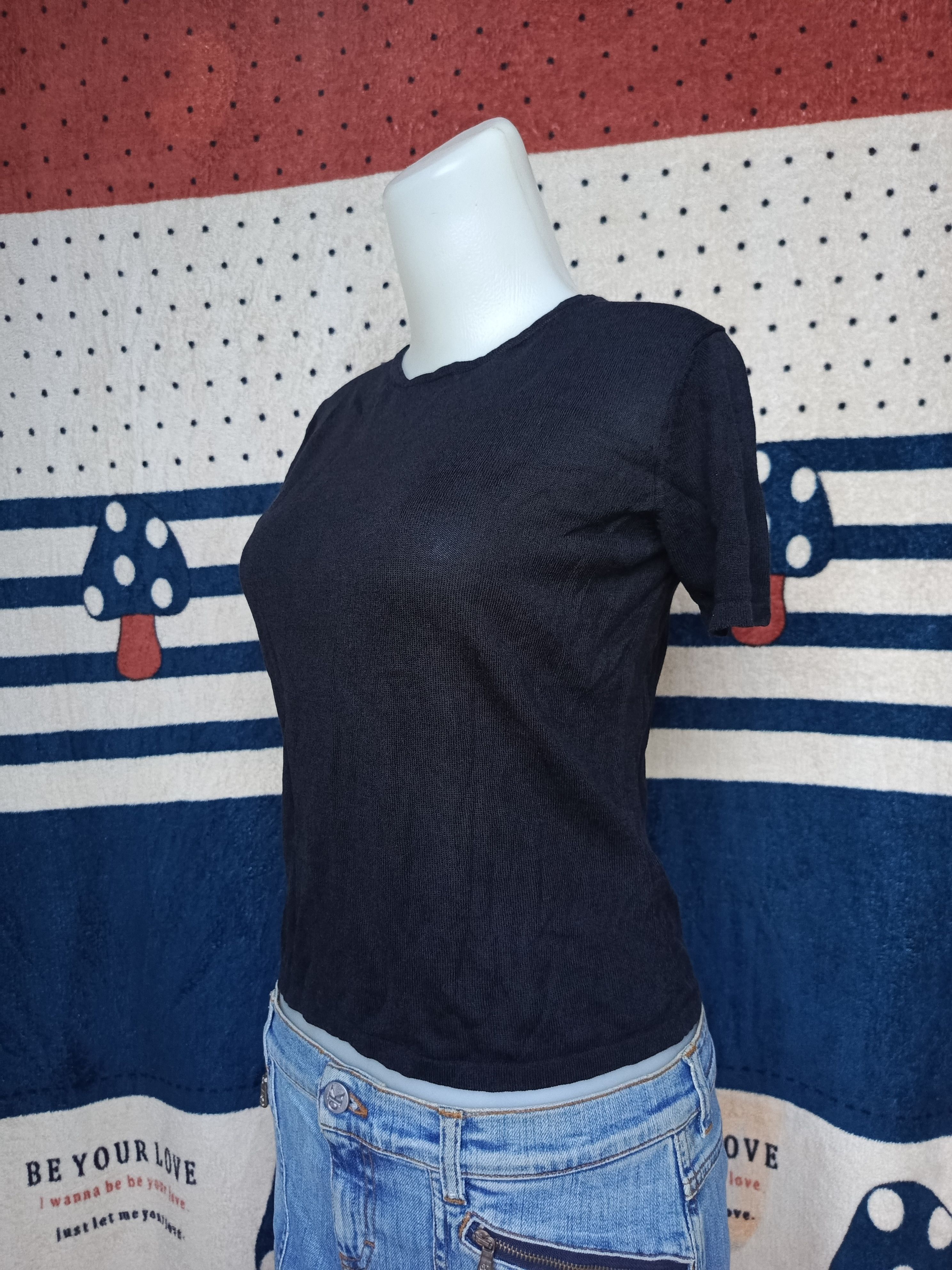 Japanese Brand Junko shimada black crop top Size M / US 6-8 / IT 42-44 - 2 Thumbnail