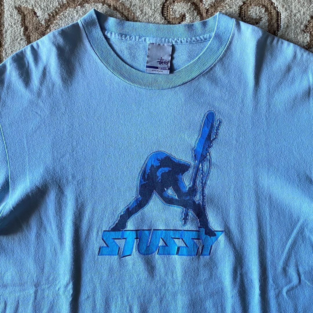 Stussy × Vintage Vintage 90’s Stussy Paul Simonon “The Clash” tee Size US M / EU 48-50 / 2 - 2 Thumbnail