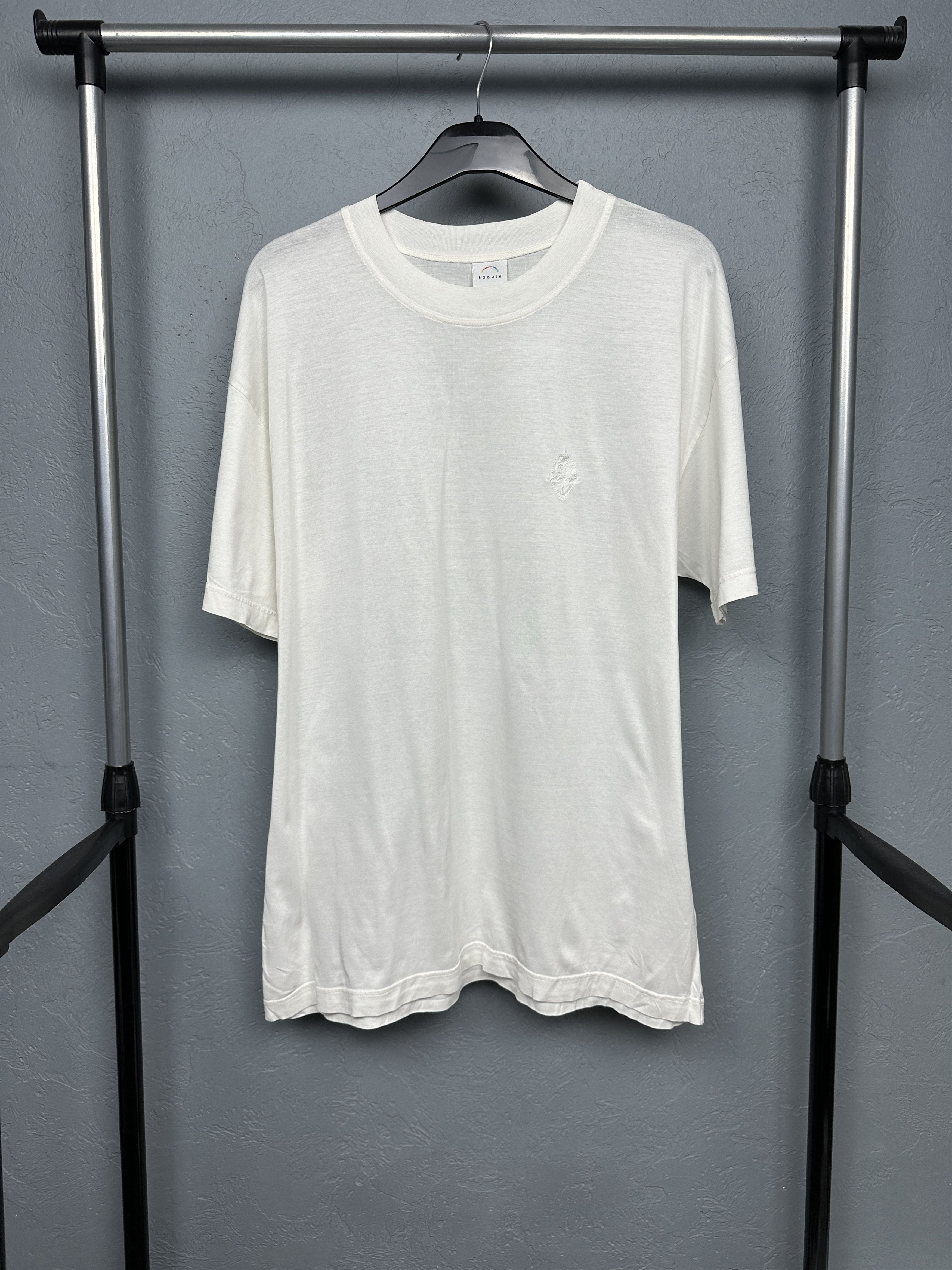 Bogner Bogner Mens Crew Neck White T-Shirt Size US L / EU 52-54 / 3 - 1 Thumbnail