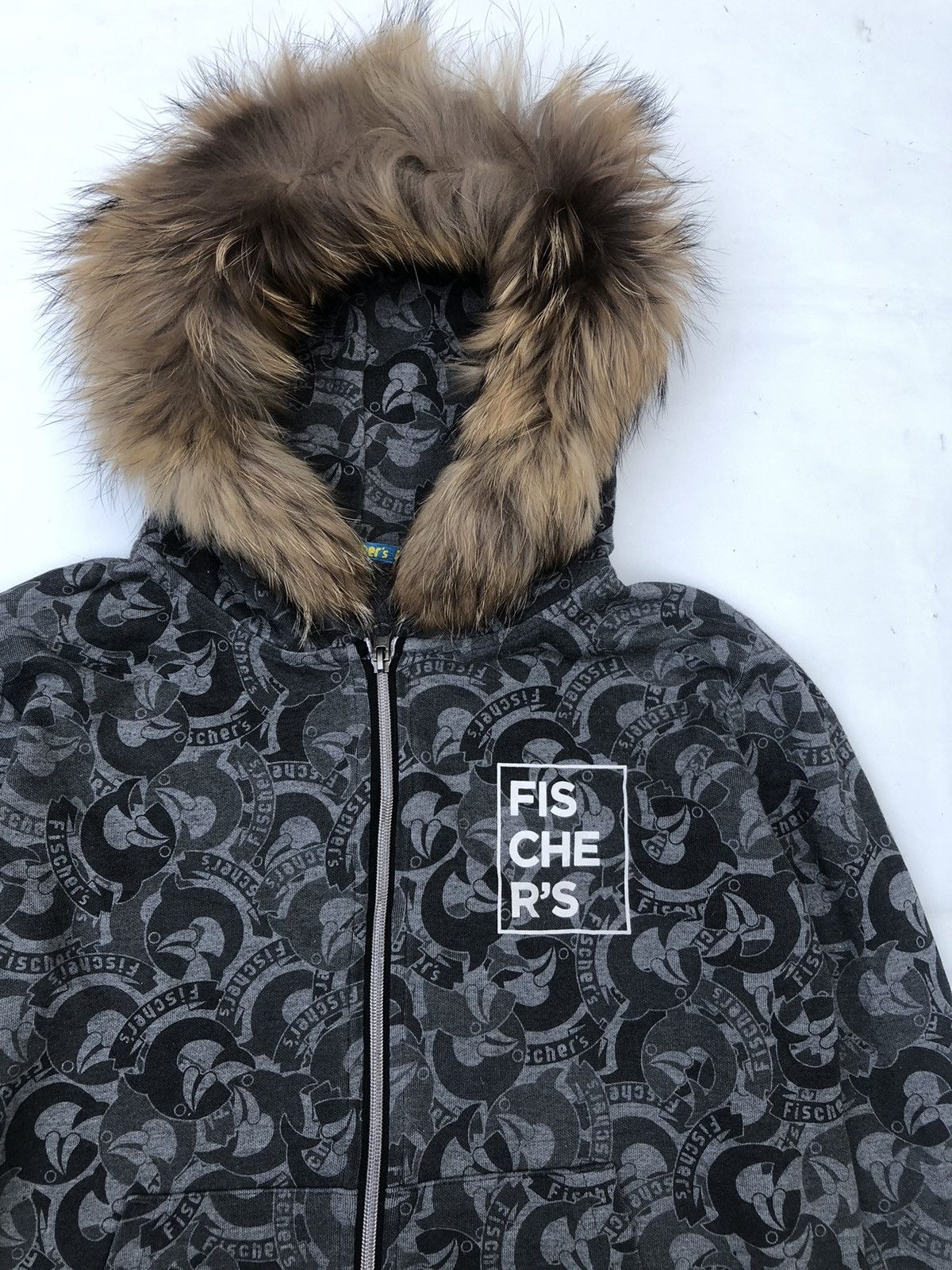 If Six Was Nine Japanese Fur Zip Hoodie Fischer’s Goa Style Size US M / EU 48-50 / 2 - 7 Thumbnail