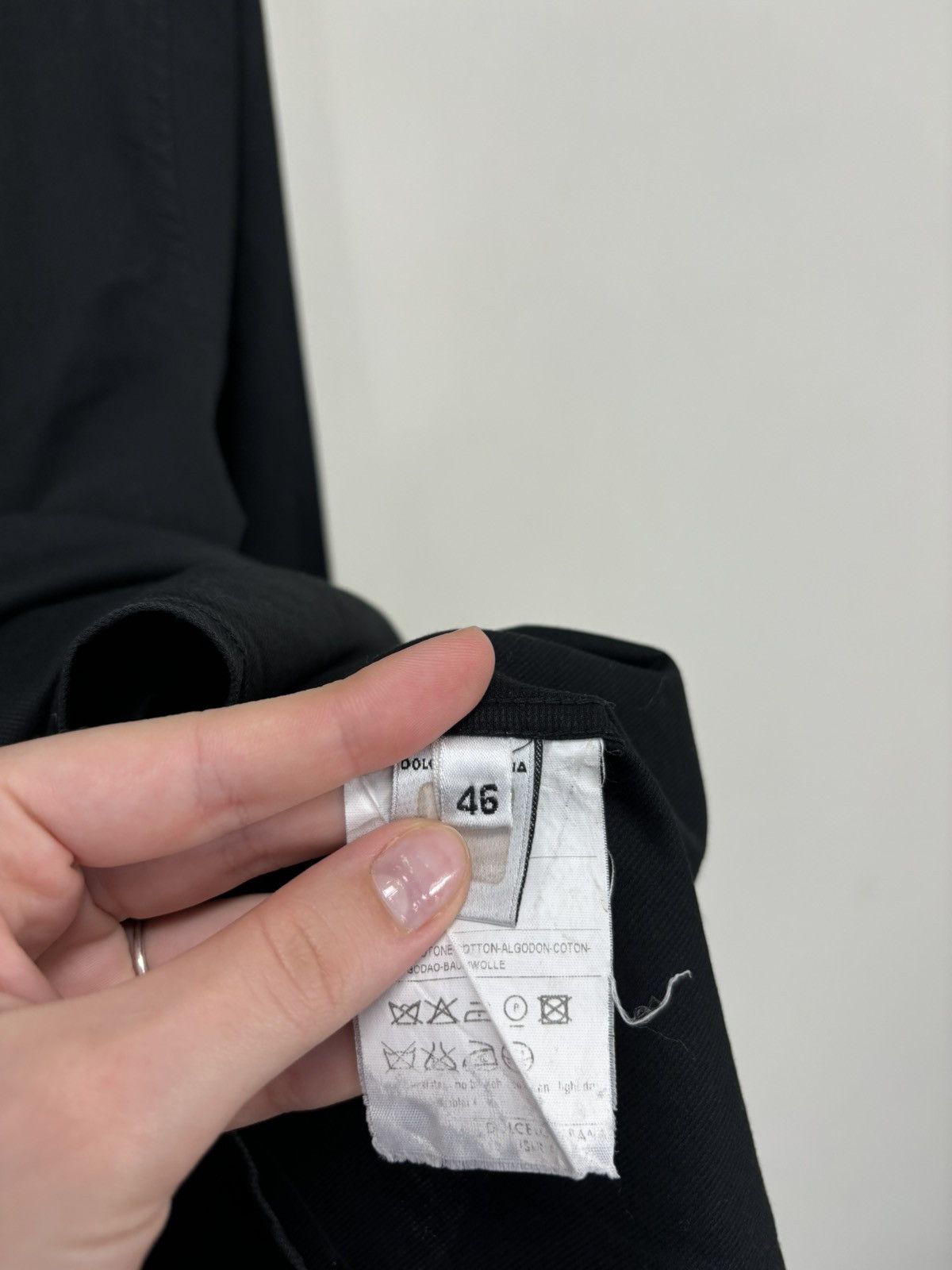 Dolce & Gabbana Vintage Dolce & Gabbana Men’s Black Luxury Button Up Shirt Size US S / EU 44-46 / 1 - 11 Thumbnail