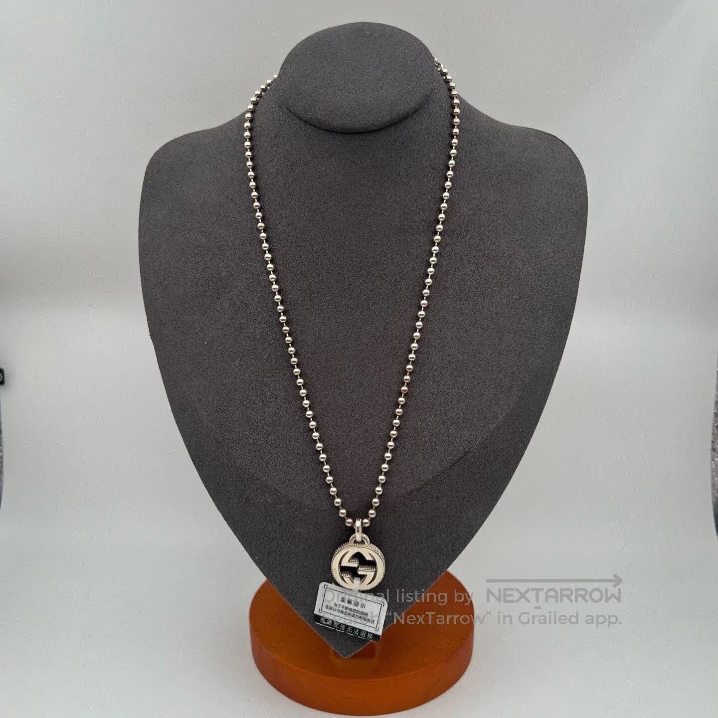 Gucci Gucci Silver Double G Necklace. Size ONE SIZE - 1 Thumbnail