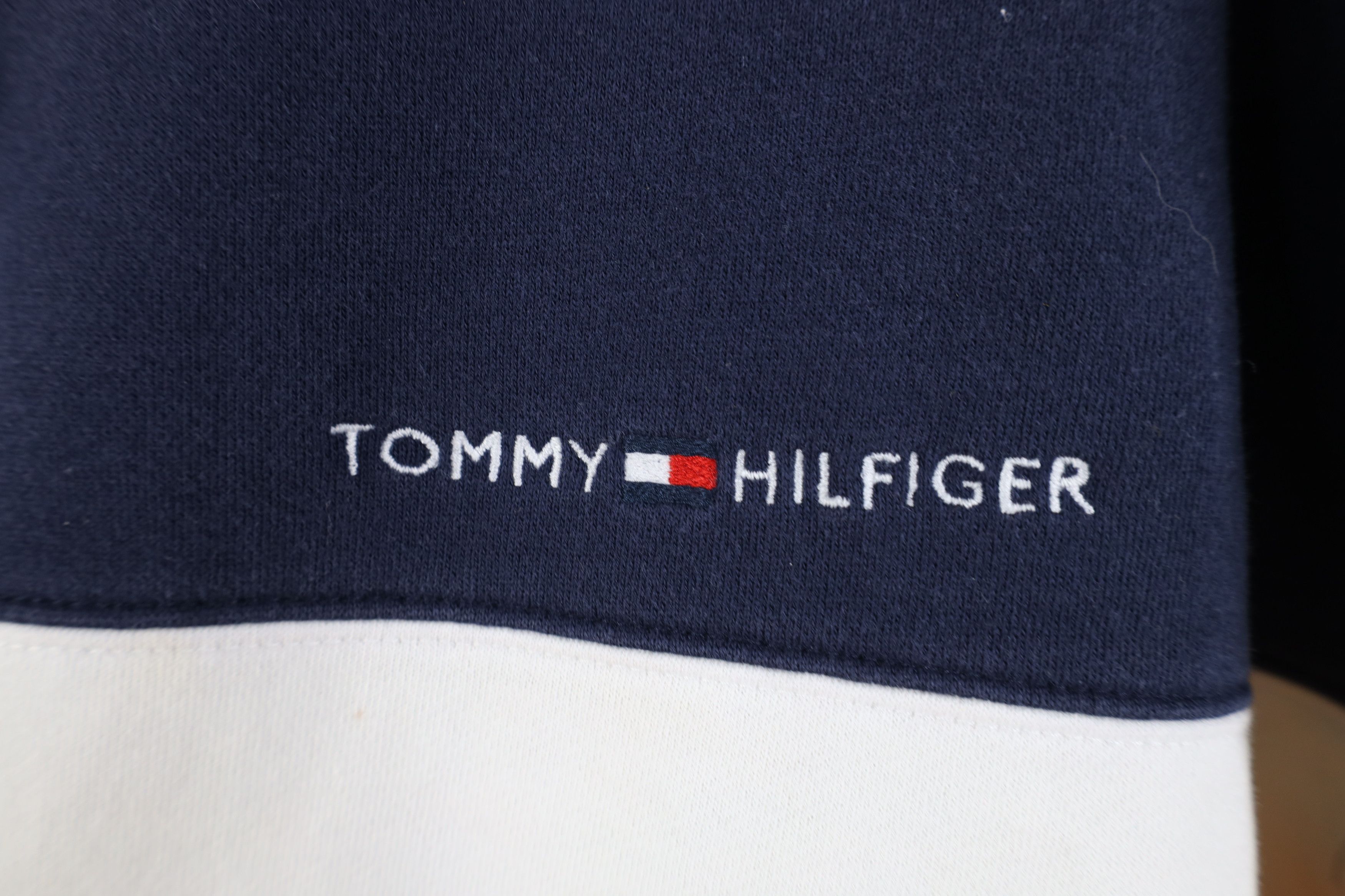 Tommy Hilfiger Vintage 90s Tommy Hilfiger Block 1/4 Half Zip Sweatshirt Size US XXL / EU 58 / 5 - 4 Thumbnail