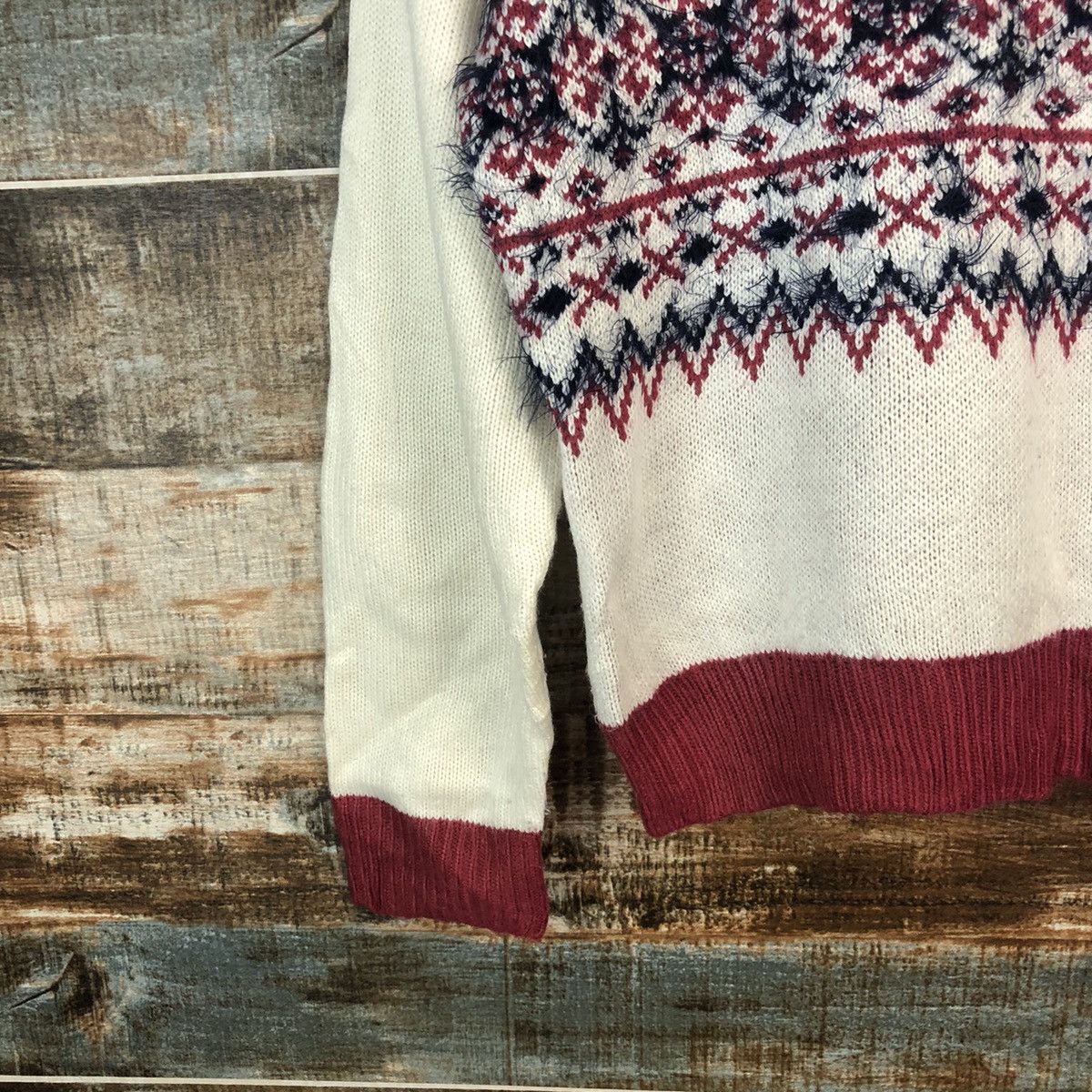 Homespun Knitwear × Japanese Brand Lobby & Rose Red Knitwear #A1322 Size S / US 4 / IT 40 - 7 Thumbnail