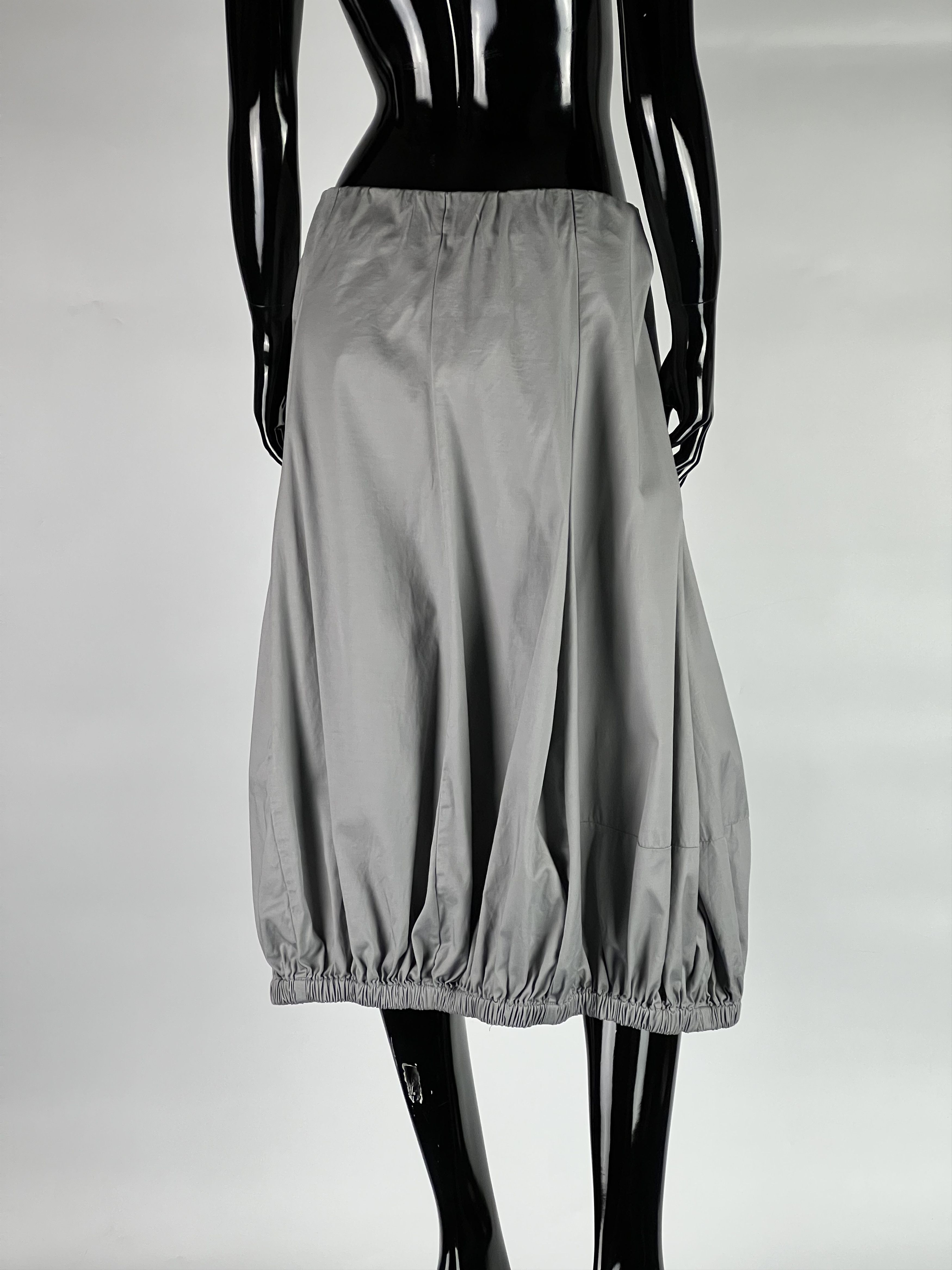 Rundholz Rundholz Gray Pleated Midi Skirt Size M Size 30" / US 8 / IT 44 - 3 Thumbnail
