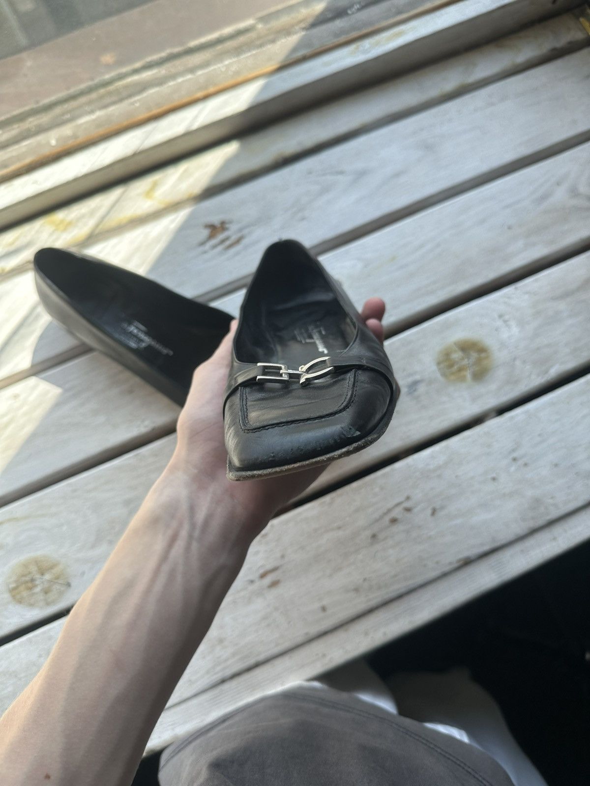 Salvatore Ferragamo RARE❗️Salvatore Ferragamo Women Shoes flats heels Size US 10 / IT 40 - 13 Thumbnail