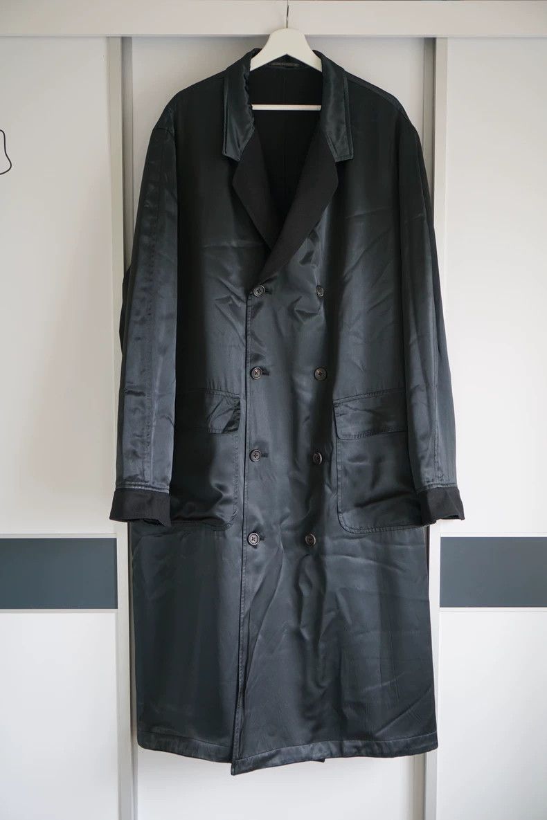 Yohji Yamamoto Yohji Yamamoto 94aw Muppet Period Silk Neck Reversible Coat Size US M / EU 48-50 / 2 - 3 Thumbnail