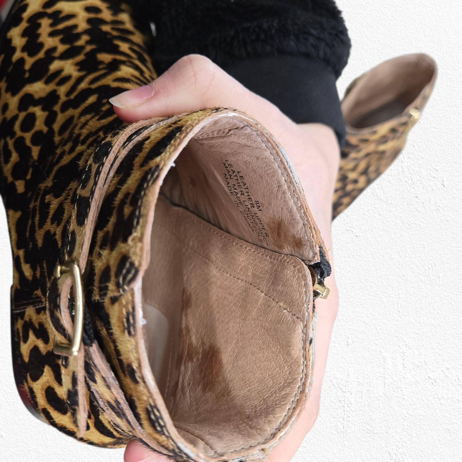 J. Jill J Jill Leopard Haircalf Ankle Boots Size 8 Size US 8 / IT 38 - 10 Thumbnail