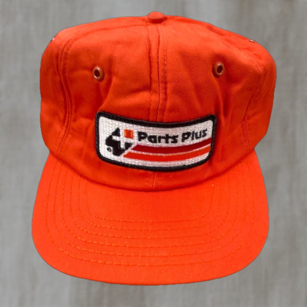 Vintage VINTAGE Trucker Hat Cap Snapback Orange Patch Racing 80s USA Blaze L Men Adjustable Twill Size 44L - 1 Thumbnail