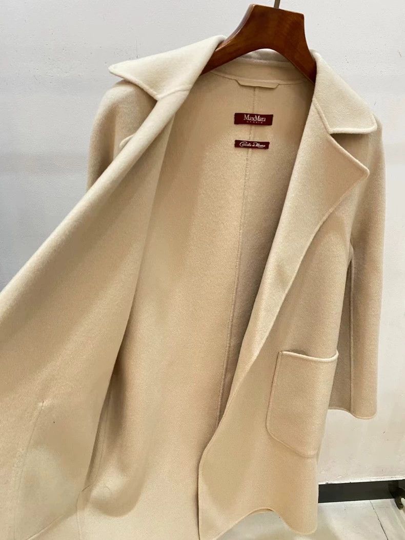 Max Mara Max Mara Autumn and winter cashmere wool coat, studio seri Size L / US 10 / IT 46 - 4 Thumbnail