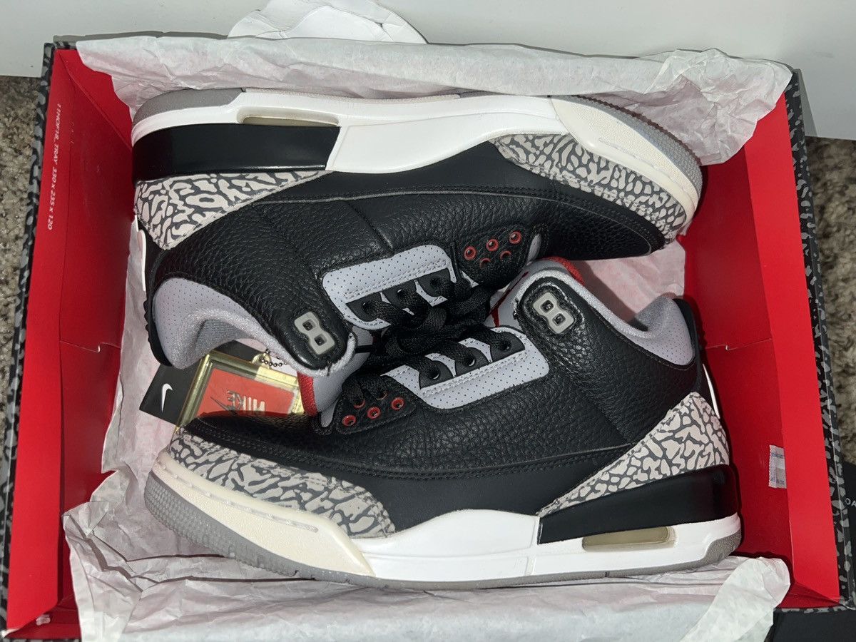 Jordan Brand Air Jordan 3 Retro Og ‘Black Cement’ 2018 Size US 9 / EU 42 - 3 Thumbnail