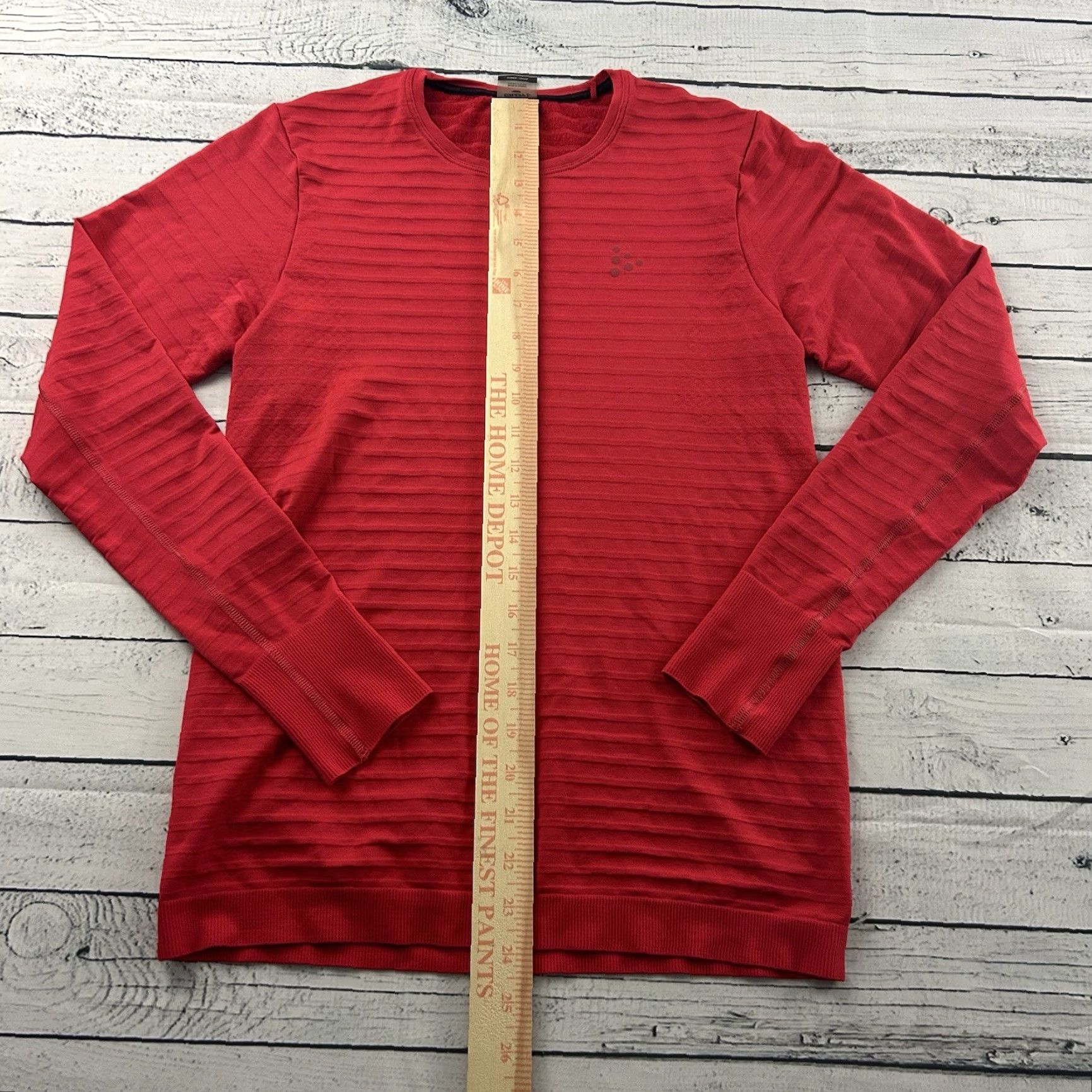 Vintage Craft Keep Warm Comfort Long Sleeve Baselayer Athletic Top Women's M Red Nike Size M / US 6-8 / IT 42-44 - 2 Thumbnail
