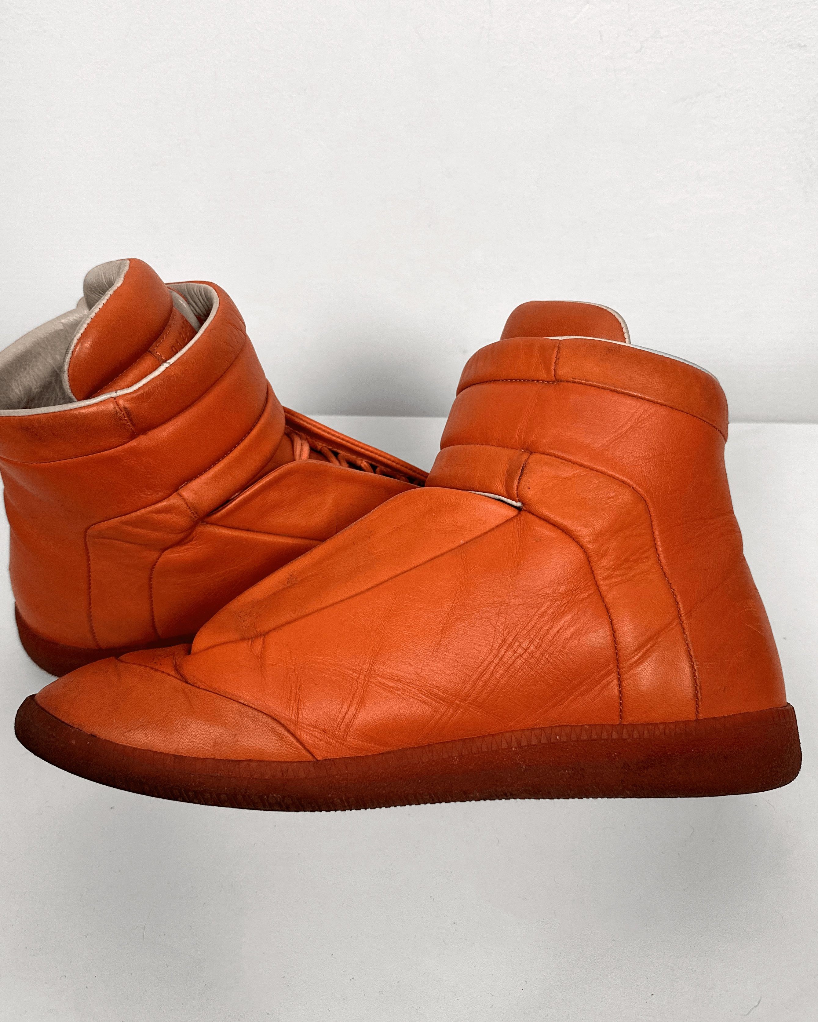 Maison Margiela Maison Margiela Future High Orange Sneakers Size US 9.5 / EU 42-43 - 7 Thumbnail
