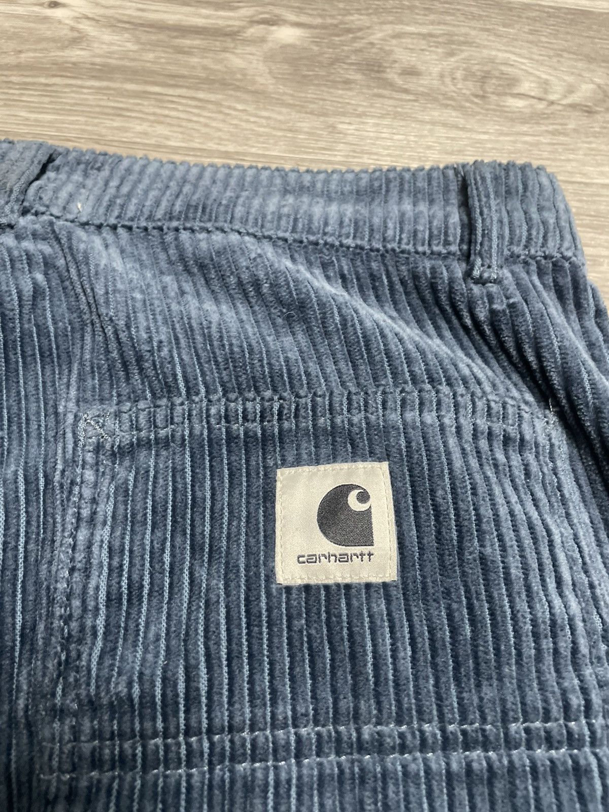 Carhartt Wip Carhartt WIP Blue Velvet Corduroy Loose Fit Pants Y2K Size US 30 / EU 46 - 17 Thumbnail