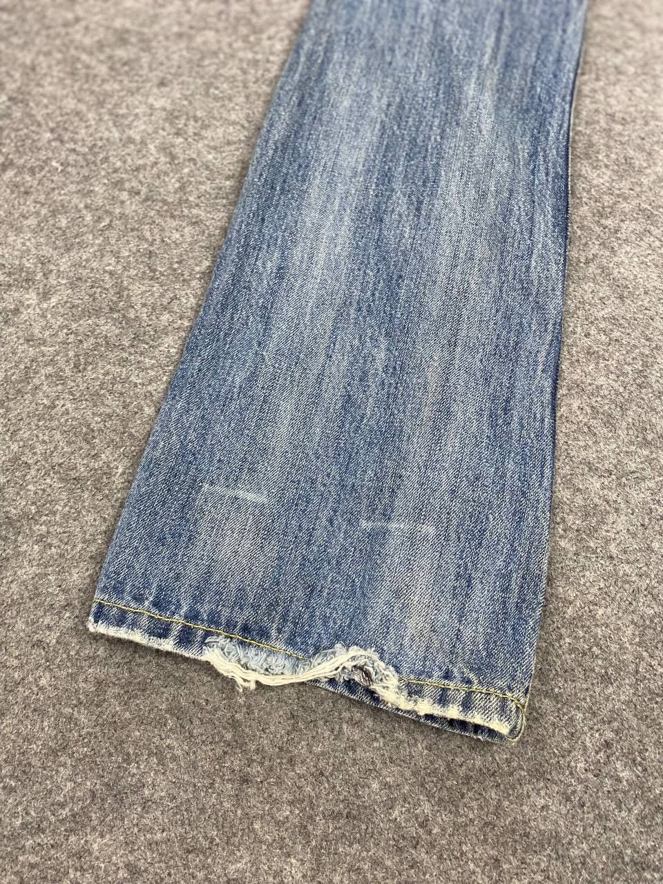 Hysteric Glamour thee hysteric xxx bootcut flare distressed denim nice design Size US 35 - 9 Thumbnail