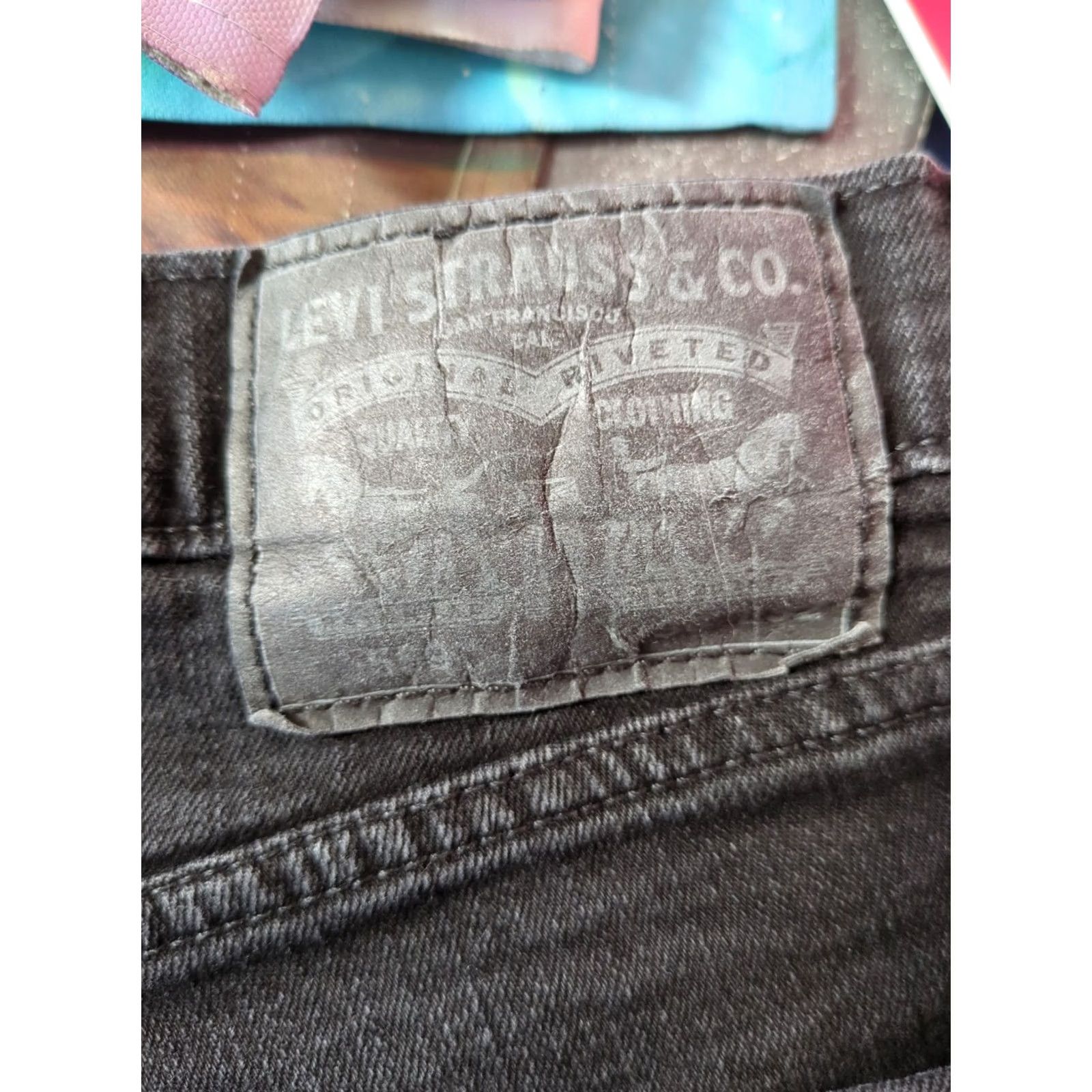 Levi's VINTAGE Levi's Waterless 559 Jeans 36x32 Mens Black Straight Jeans Mens Regular Size 36x32 Black Levi's 559 Jeans 90s? Size US 36 / EU 52 - 5 Thumbnail